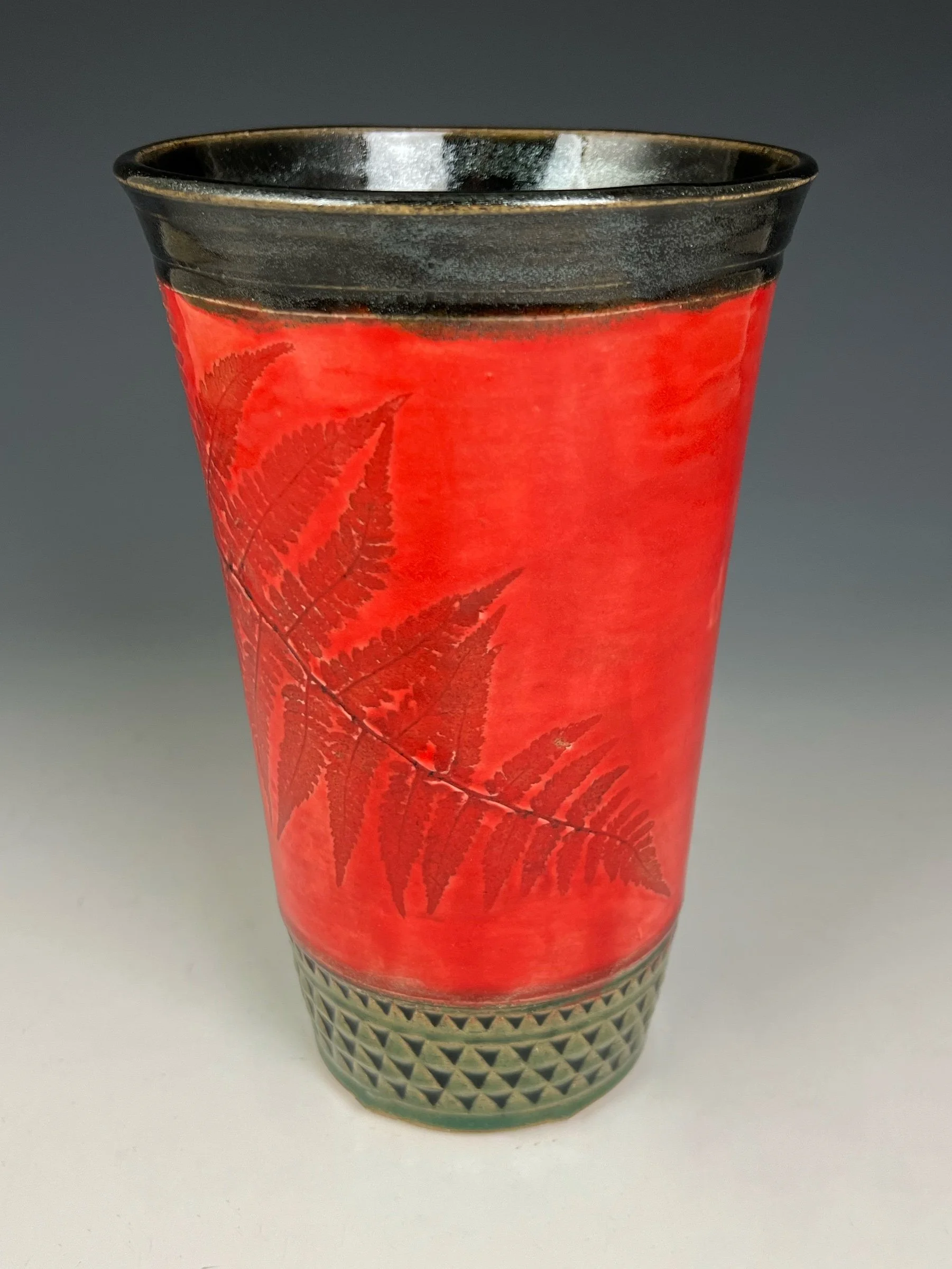 Red trumpet vase front.jpg