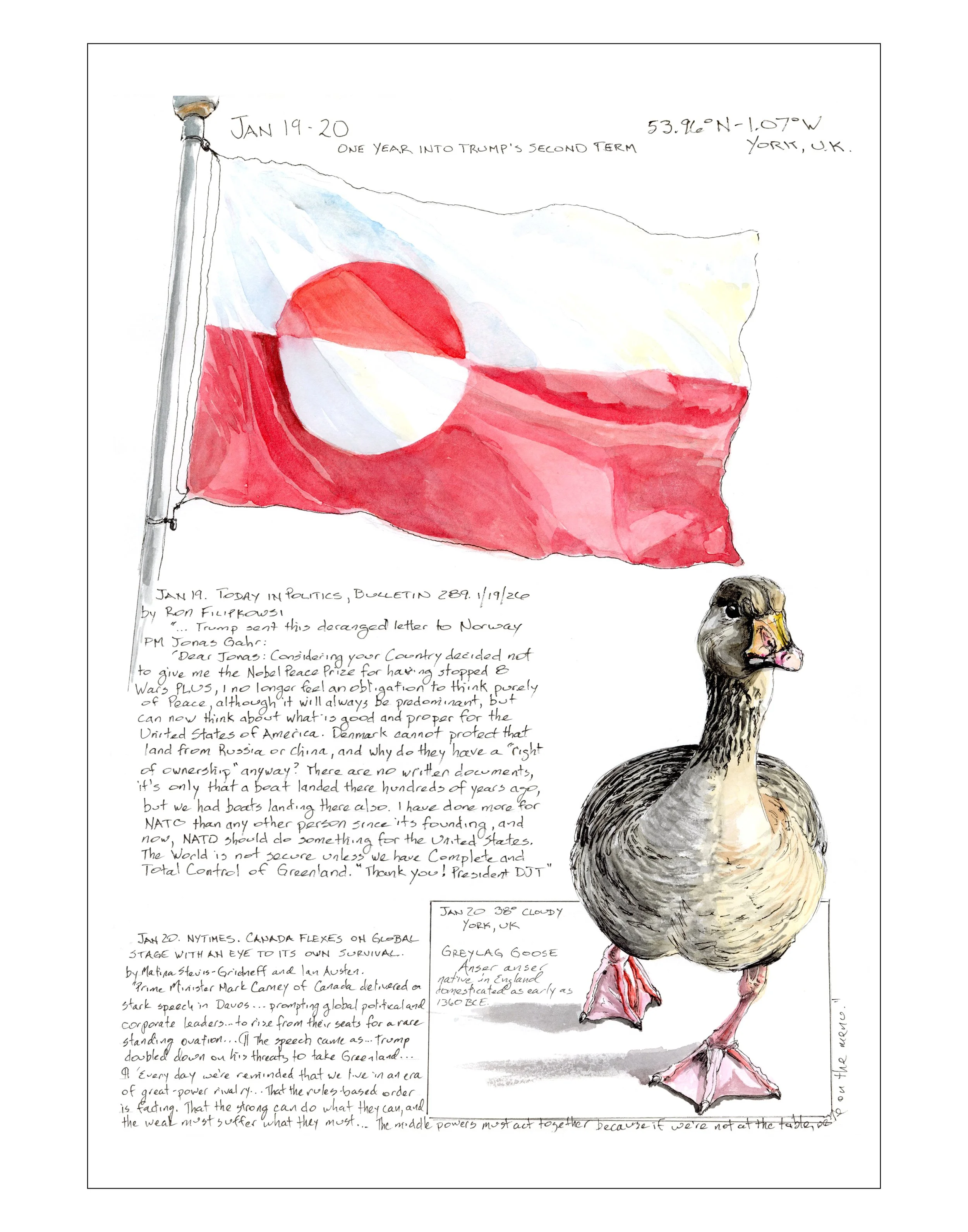 Bearing Witness, Vol 1:  January 19-20, 2026 (York, UK)