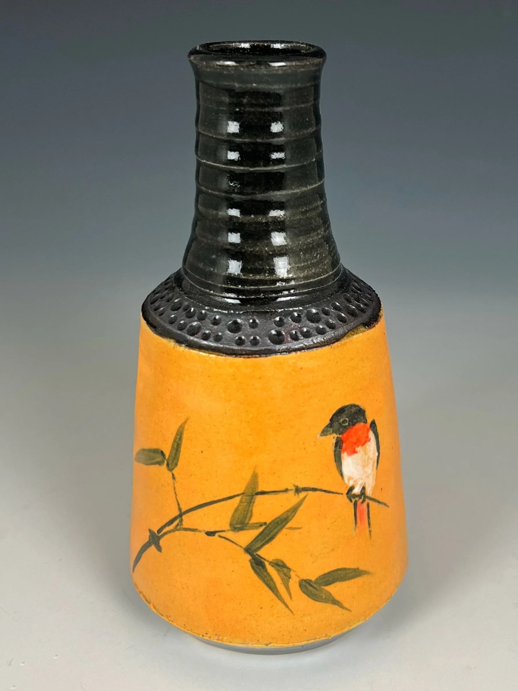 Sumi Bud Vase in Yellow-Orange.jpg