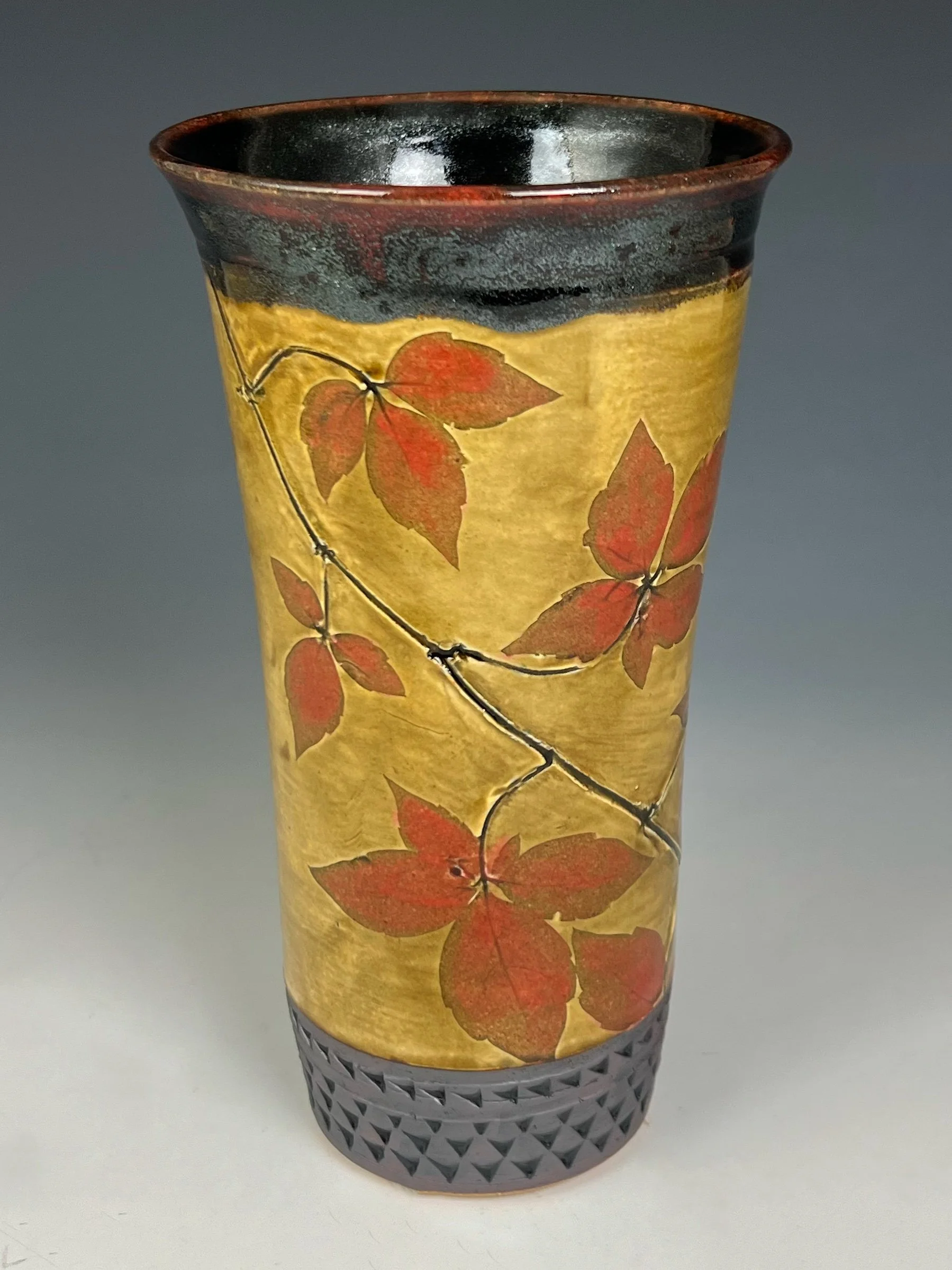 Amber trumpet vase front.jpg