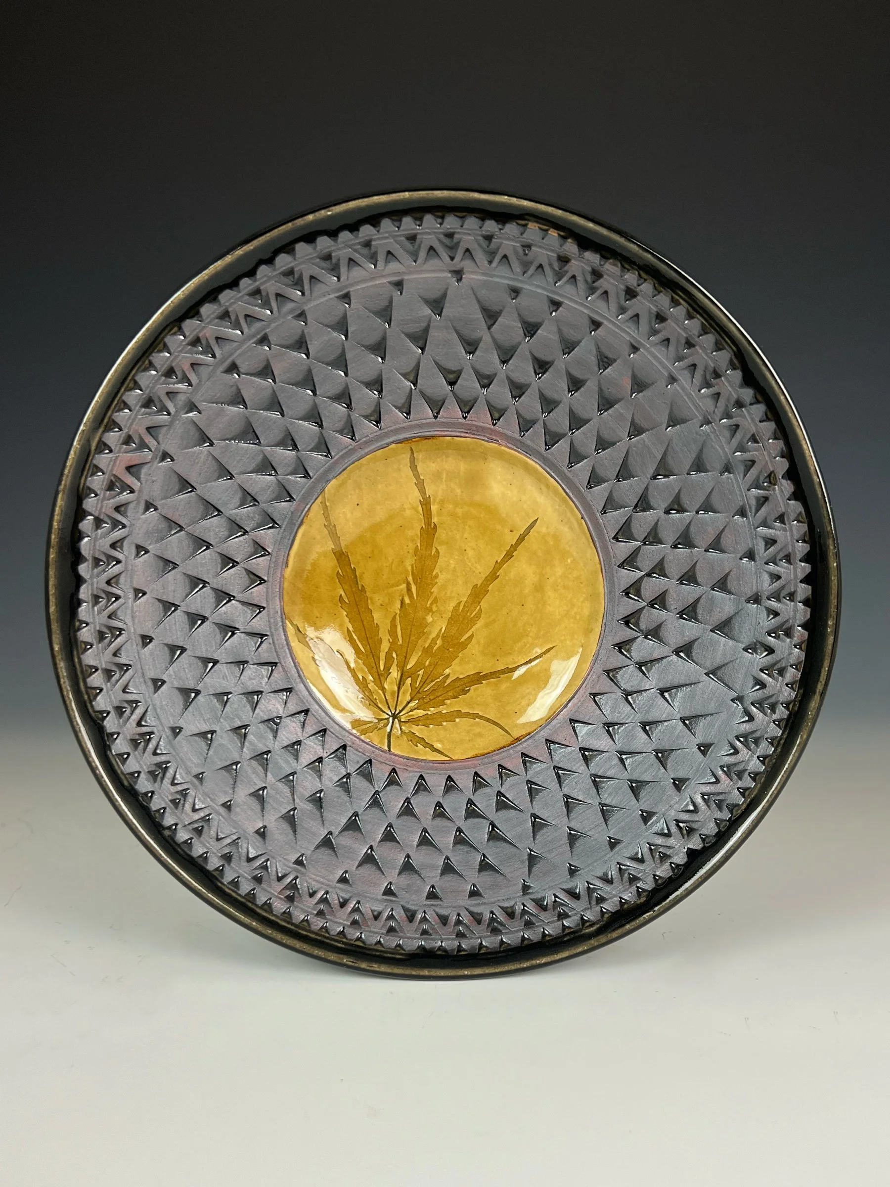 Japanese Maple Small Cameo Bowl in Amber