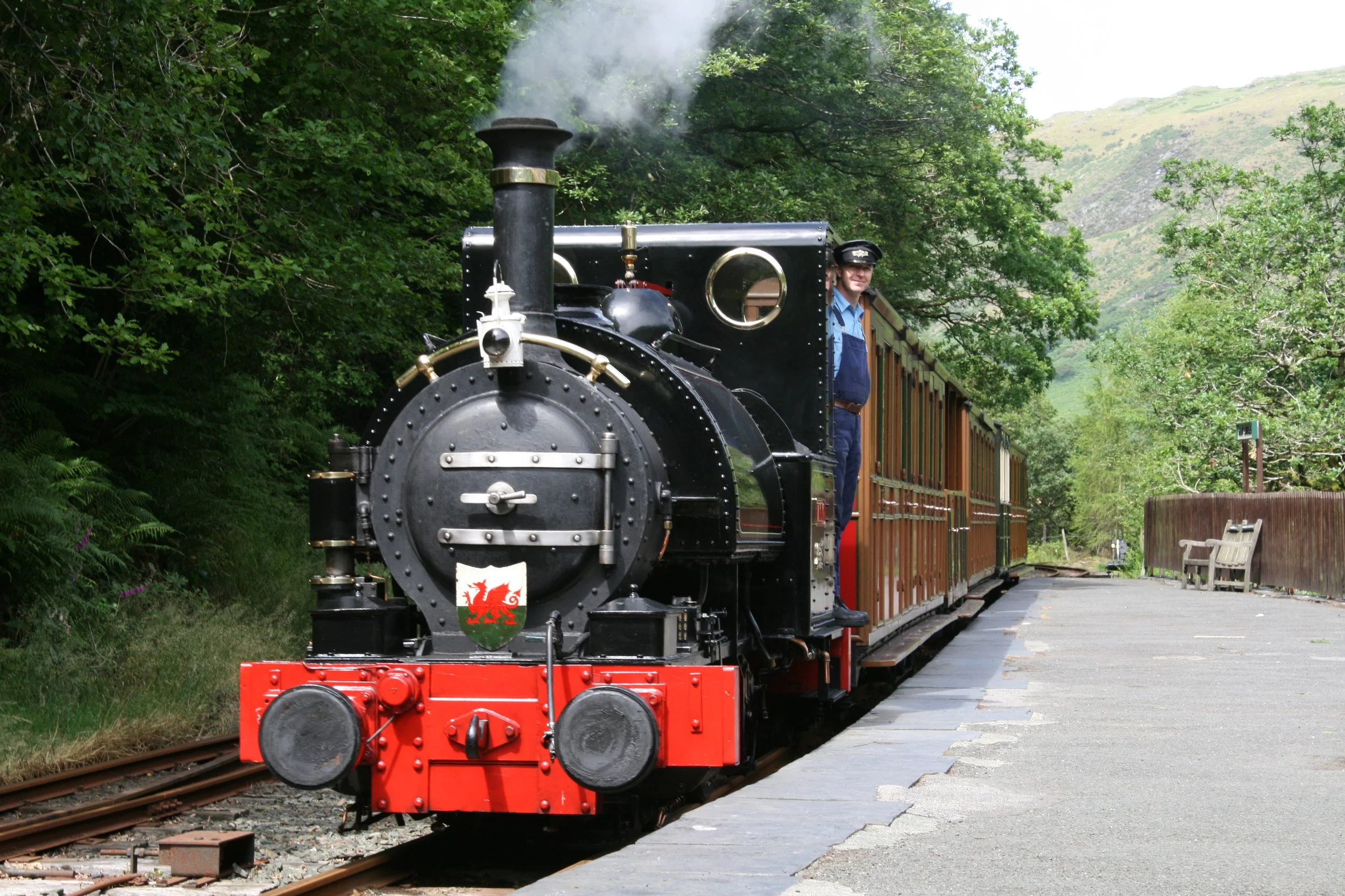 Talyllyn Railway and Lake, Mid Wales