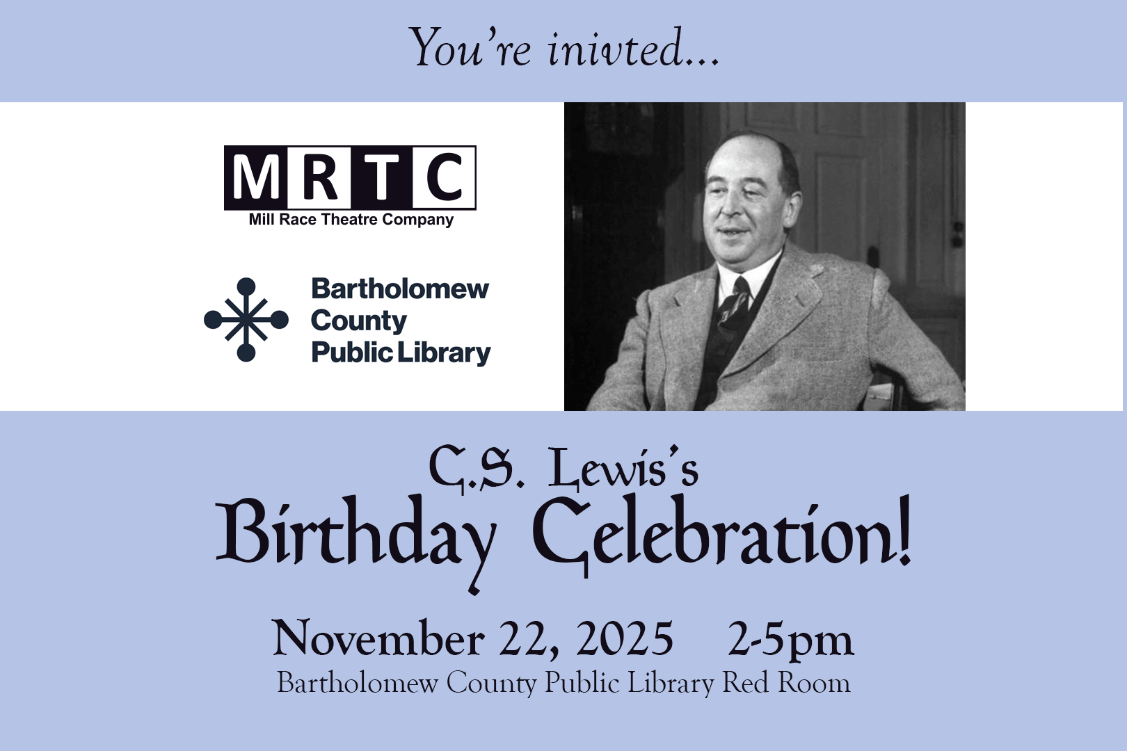 C.S. Lewis's Birthday Celebration with BCPL