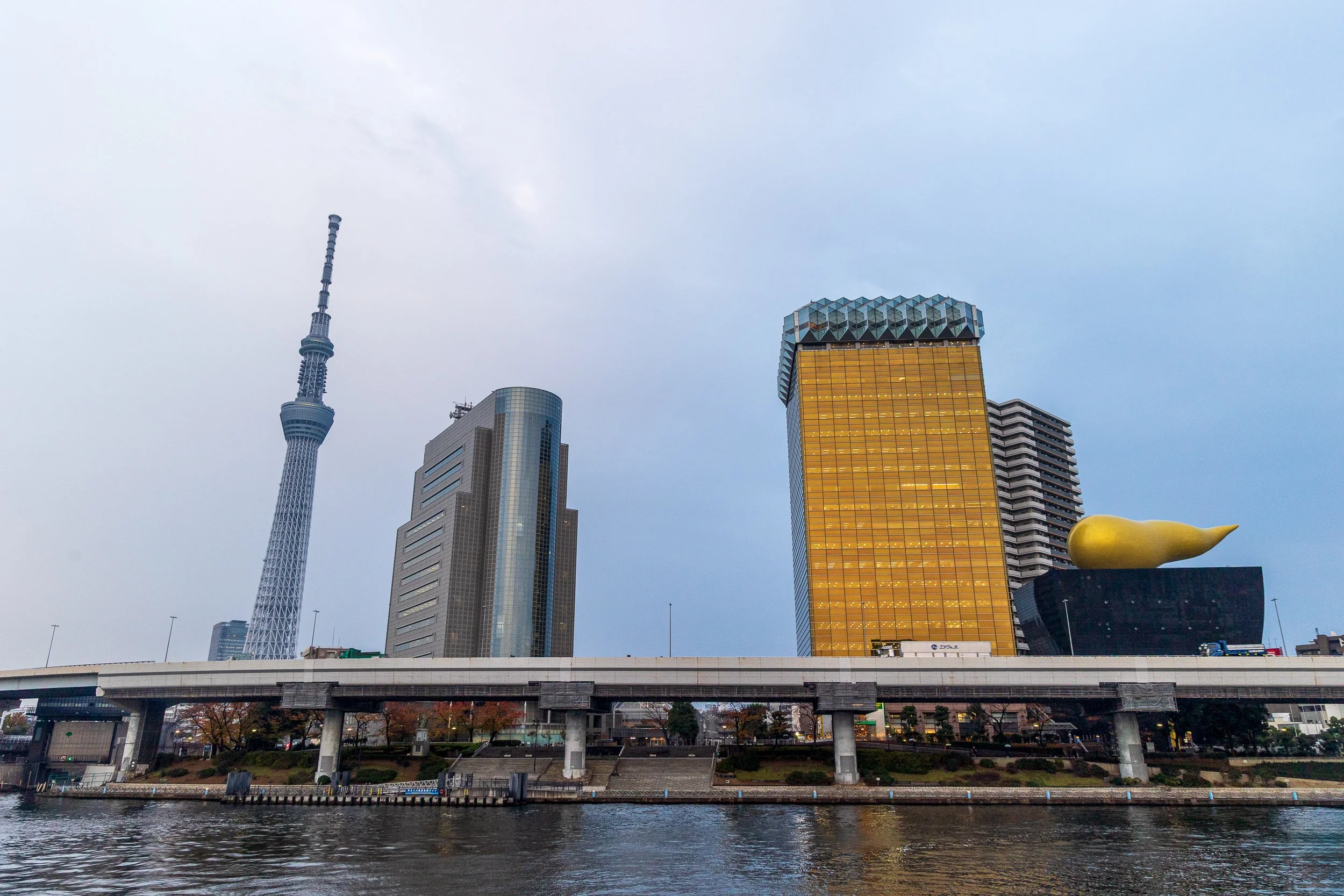 Tokyo Skytree and Asahi Breweries