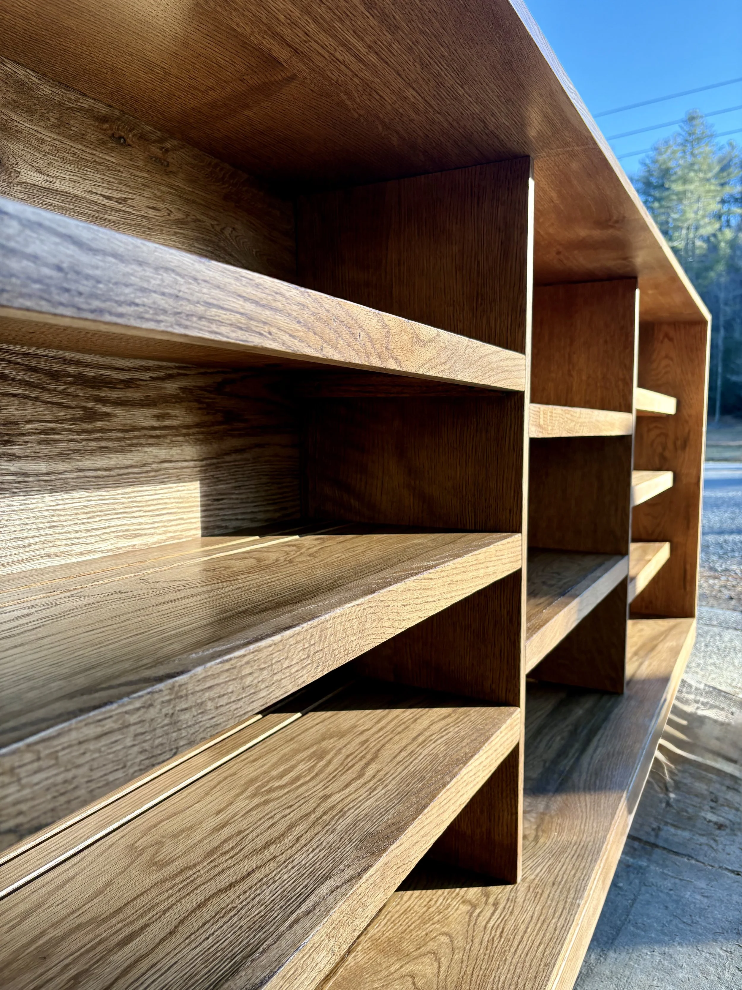 Custom White Oak Cabinet