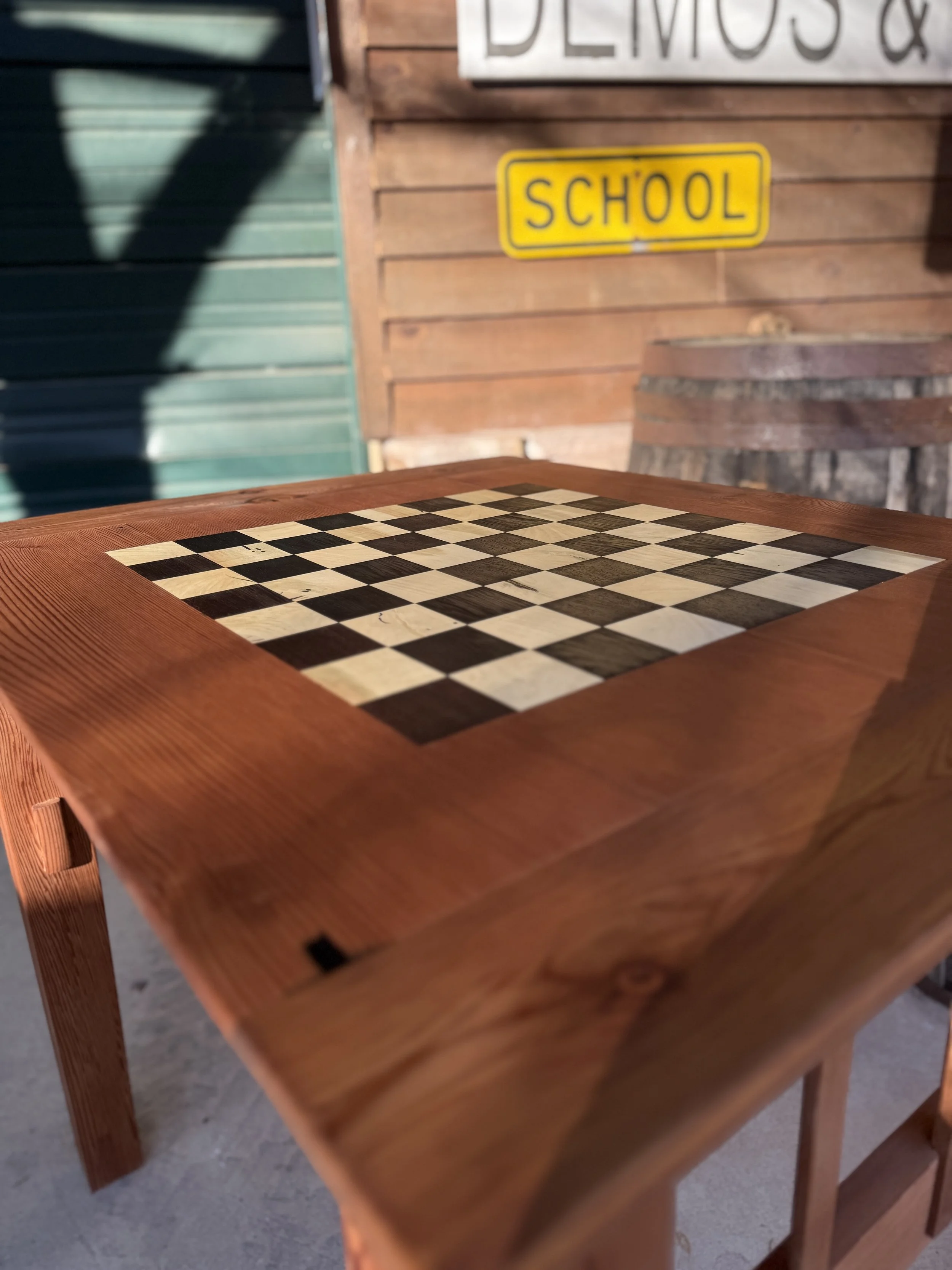 Custom Chess Table