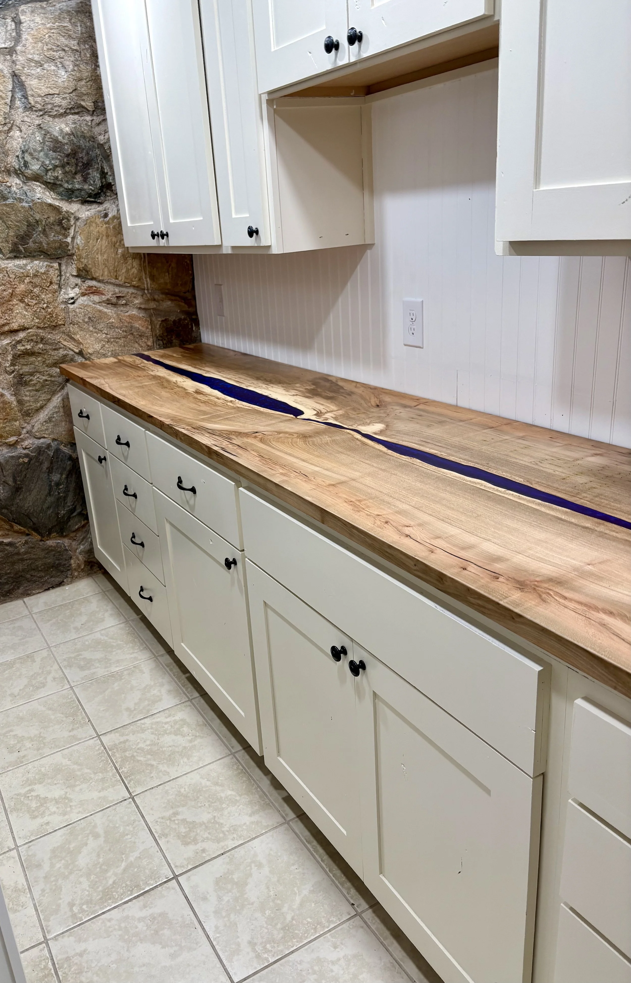 Maple and Epoxy River Table