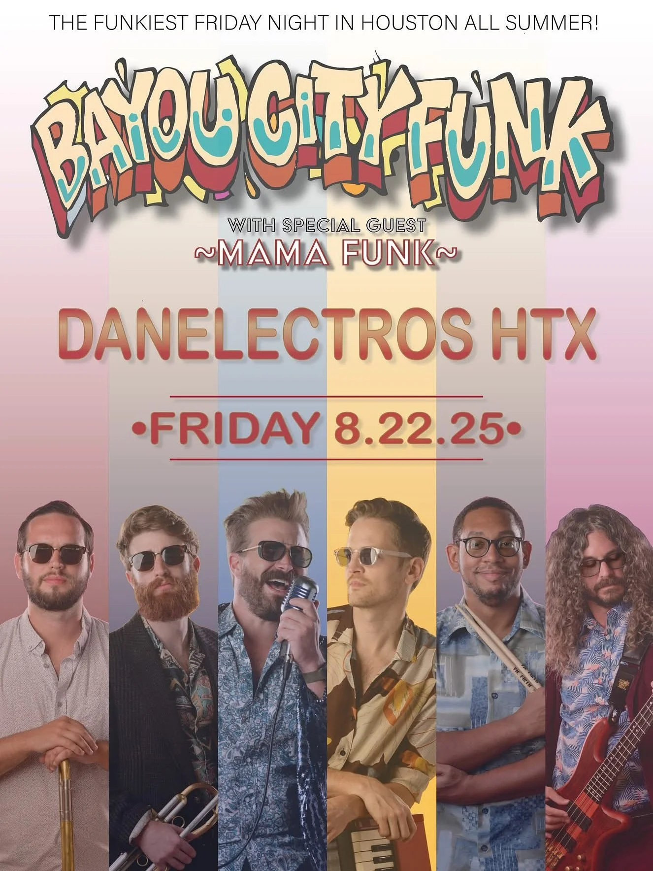 It’s going down this weekend here at Dan Electros!!! 💥
Tonight: Funky Friday w/ @bayoucityfunk + @mamafunkband 🕺🏽
Saturday: (Matinee) Houston Record Swap w/ @goodjunkvintage
(Night Time) Ozzyfest! 🤘🏼 w/ @warlung + @thecreepstx
Sunday:
