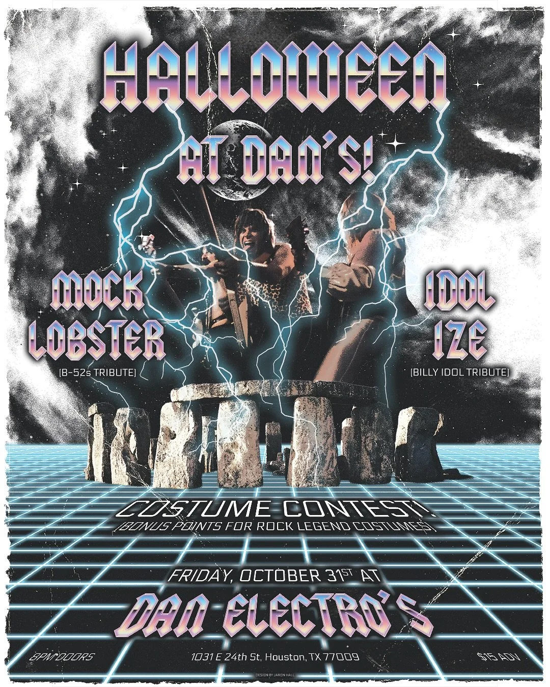 We have your Halloween Night planned out!!
🎃🎃🎃🎃
Come to Dan Electros and be a part of the weird and wackiness that only we can provide!
Mock Lobster! 🦞 (B-52s Tribute)
Idol Ize! ⚡️(Billy Idol Tribute)
Cash Prize Costume Contest!
Tasty Drinks!