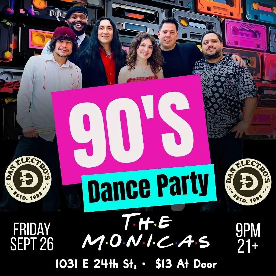 Are you ready for some strong hangs this weekend!! 💪🏼

Friday: 90&rsquo;s Party w/ @themonicas90sband 

Saturday: @frankieandthewitchfingers @populationii @committeementx 

Sunday: @ctw_hates @barratstx @threaderhtx 

Monday: KARAOKE NIGHT! w/ @mik