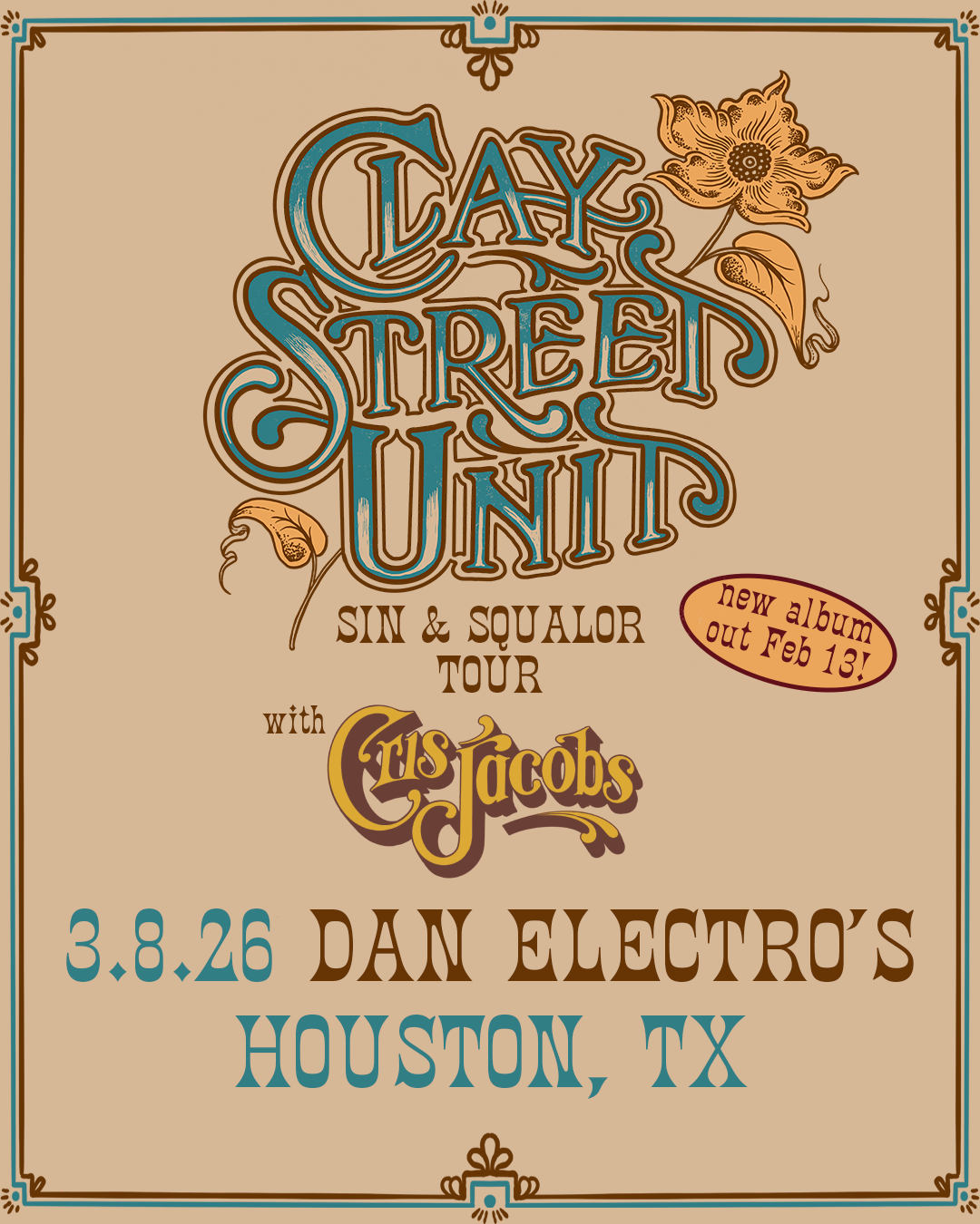 Clay Street Unit + Cris Jacobs