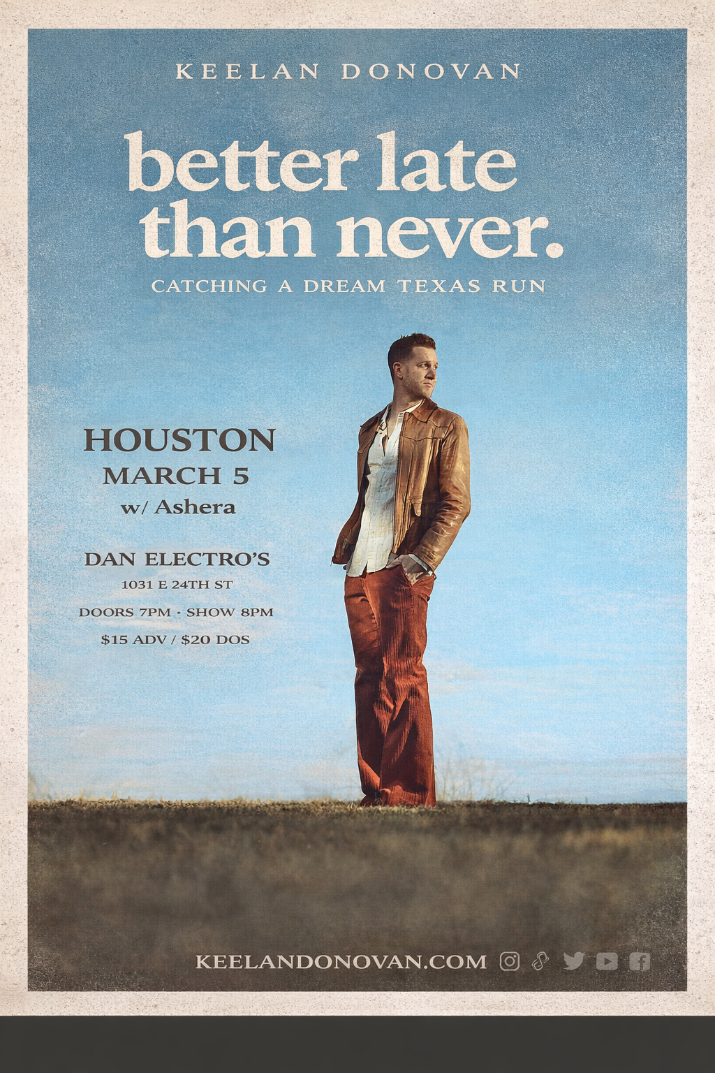 Keelan Donovan w Ashera