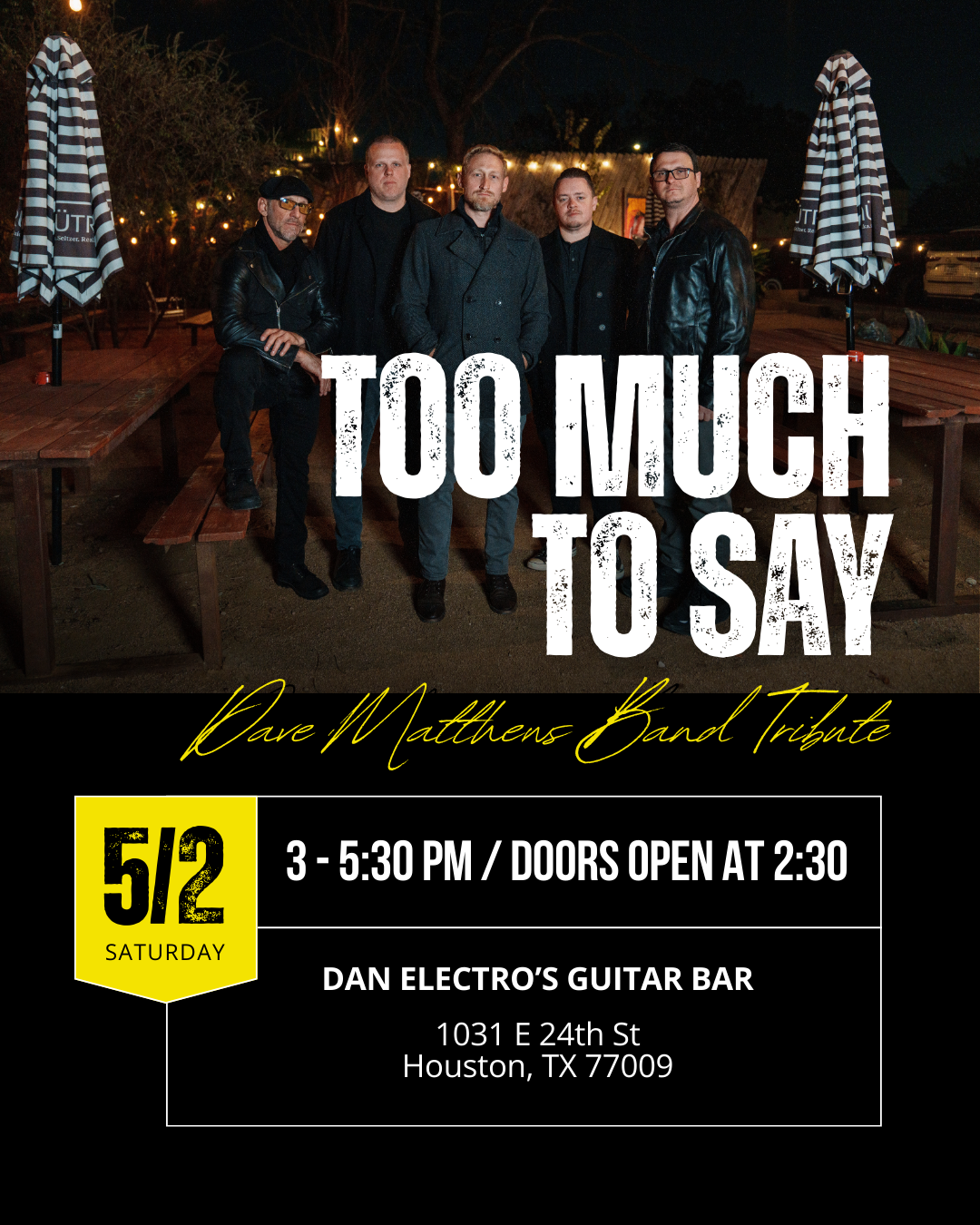 Too Much To Say (Dave Matthews Tribute)