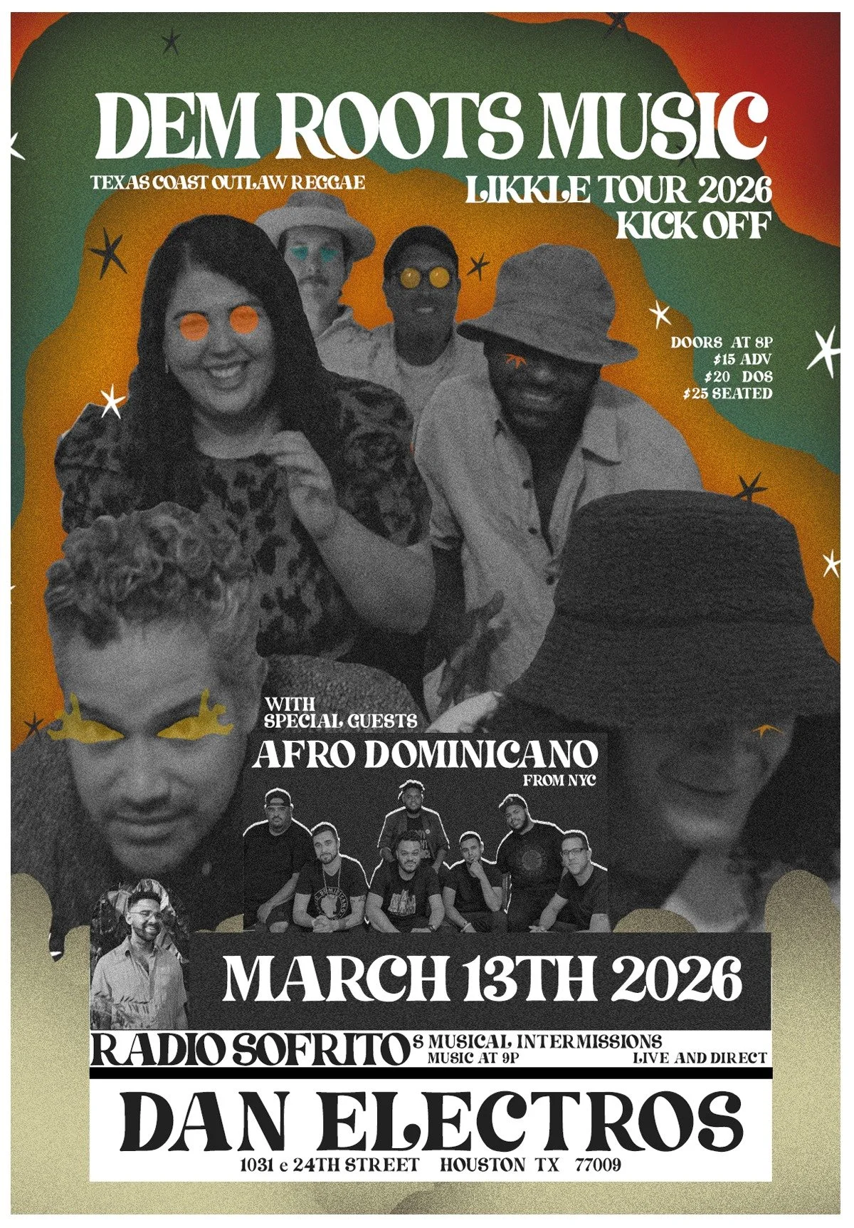 Dem Roots Music Tour Kick Off Show w/ Afro Dominicano