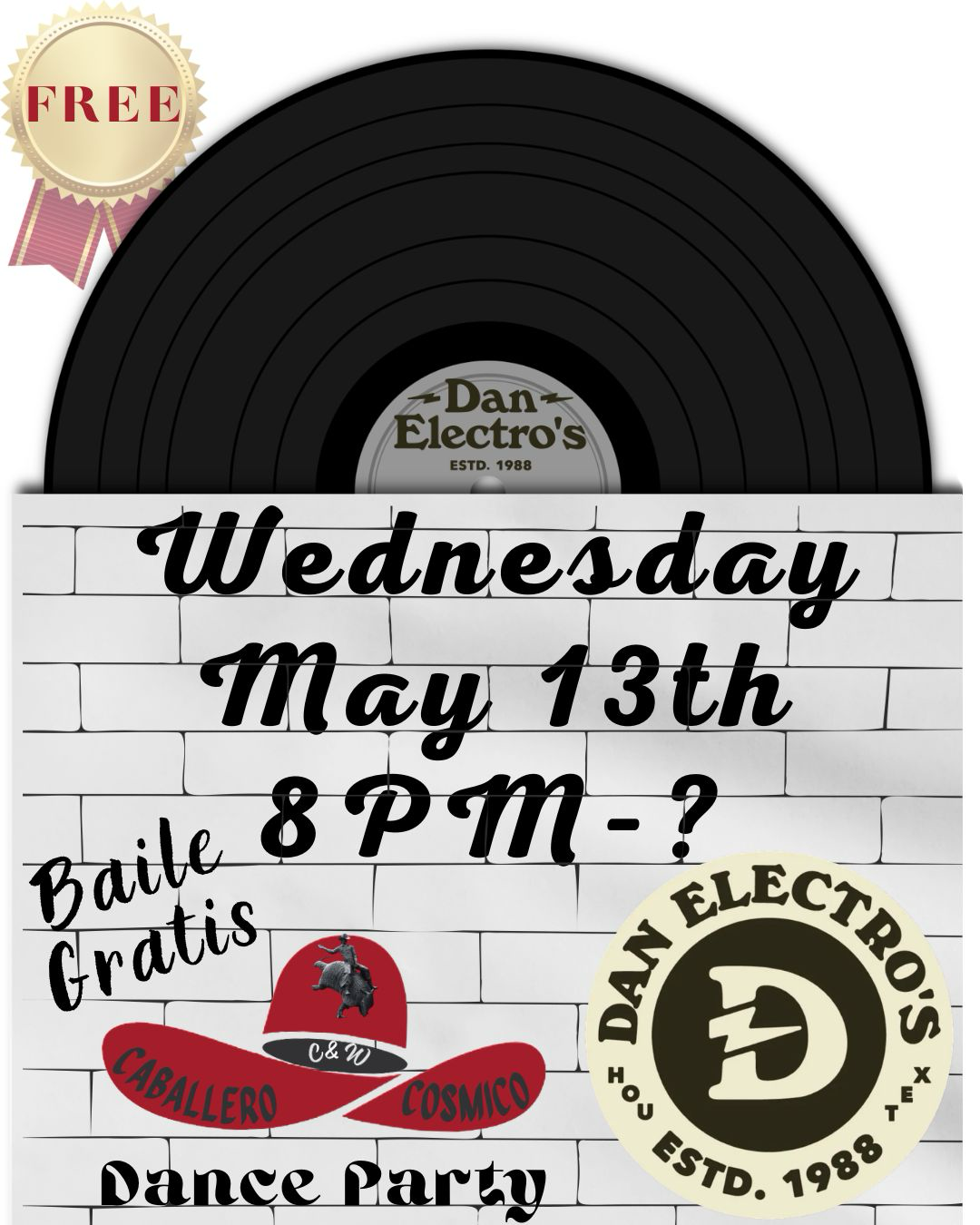 Whiskey Wednesday w Caballero Cosmico Dance Party