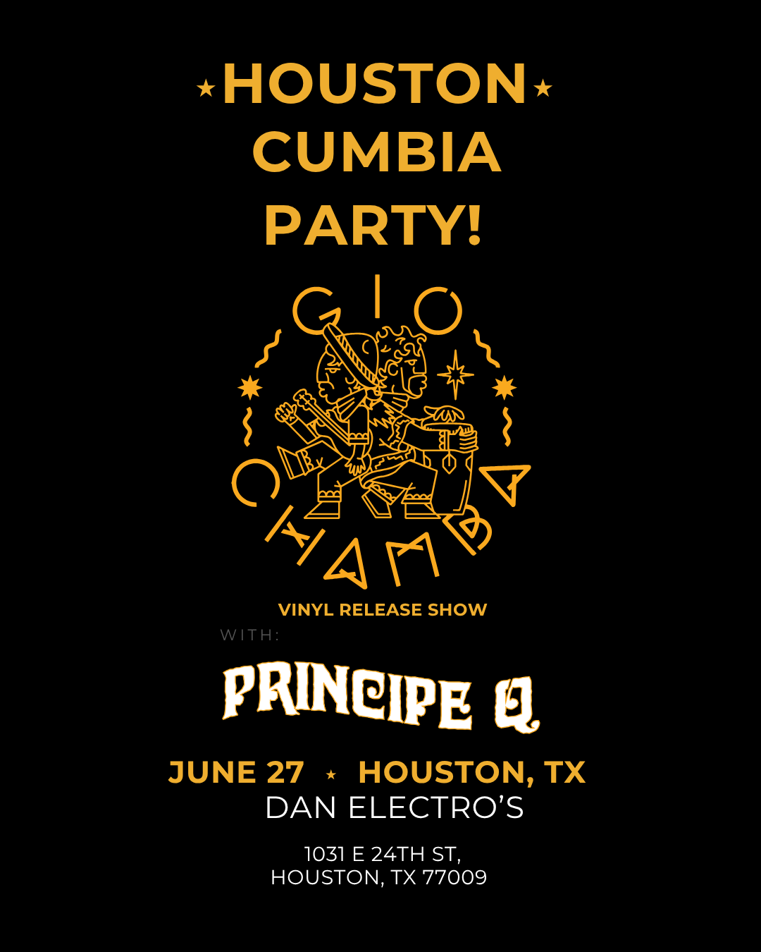 Houston Cumbia Party! Gio Chamba's Vinyl release with DJ Zema