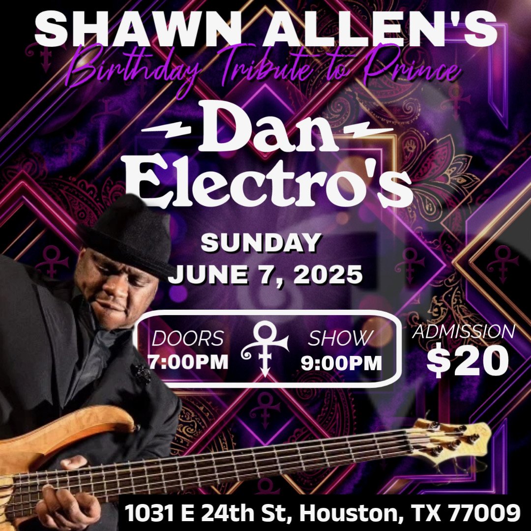 Dan Electro's Prince Tribute: Shawn Allen's Birthday and Prince Tribute