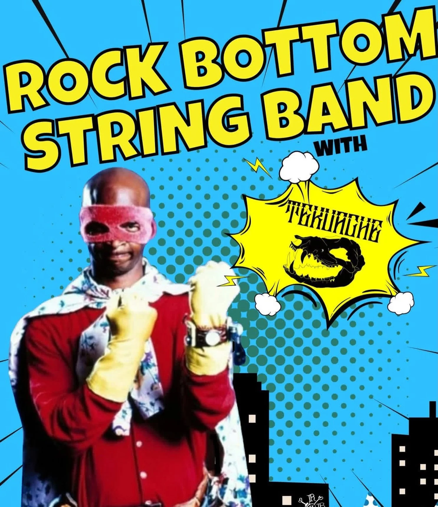 🦸🏻&zwj;♂️J U N E 19 🦸🏻&zwj;♂️
@rockbottomstringband + @tekuache.htx 
Don&rsquo;t miss it!!
💥💥💥💥
Tickets below
https://www.stubwire.com/e/38595/rockbottomstringbandtekuache/danelectros/