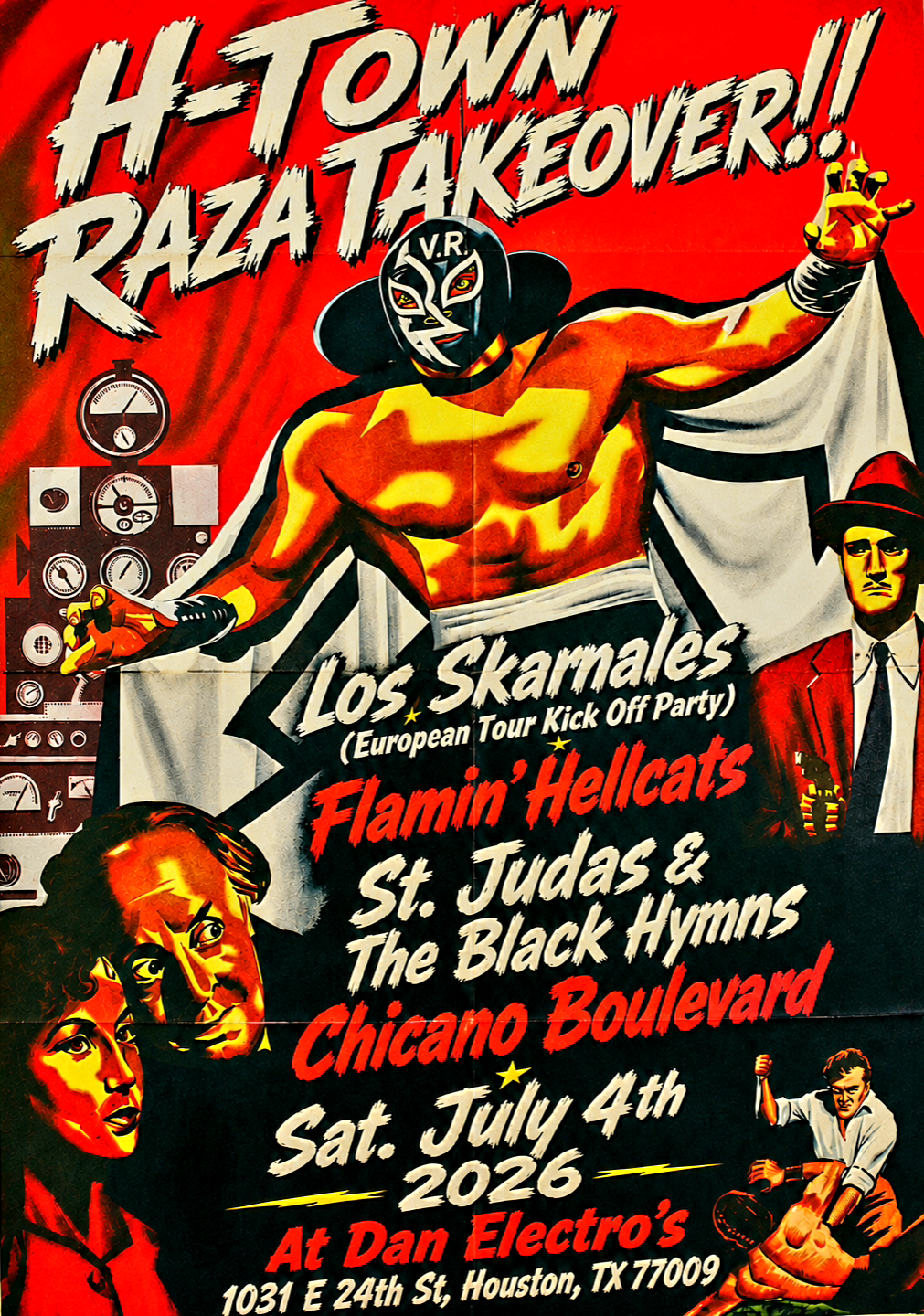 4th Of July H-Town Raza Takeover #3 (Los Skarnales Europe Kick Off Show)