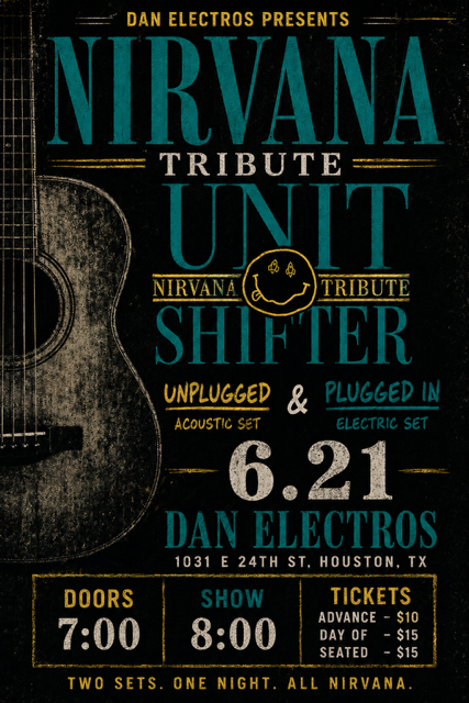 Nirvana Tribute - Unit Shifter Unplugged and Plugged in