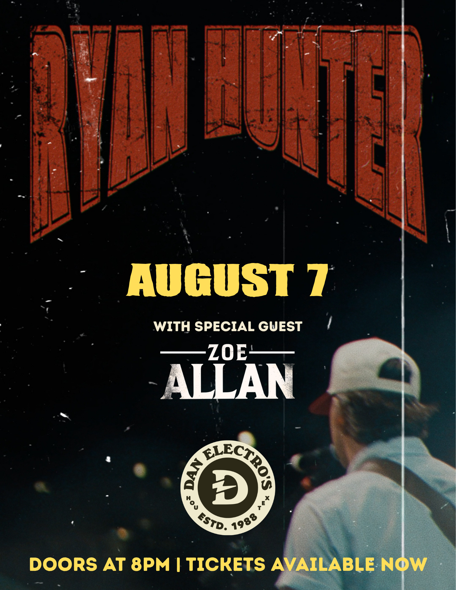 Ryan Hunter Birthday Bash w/ Special Guest Zoe Allan