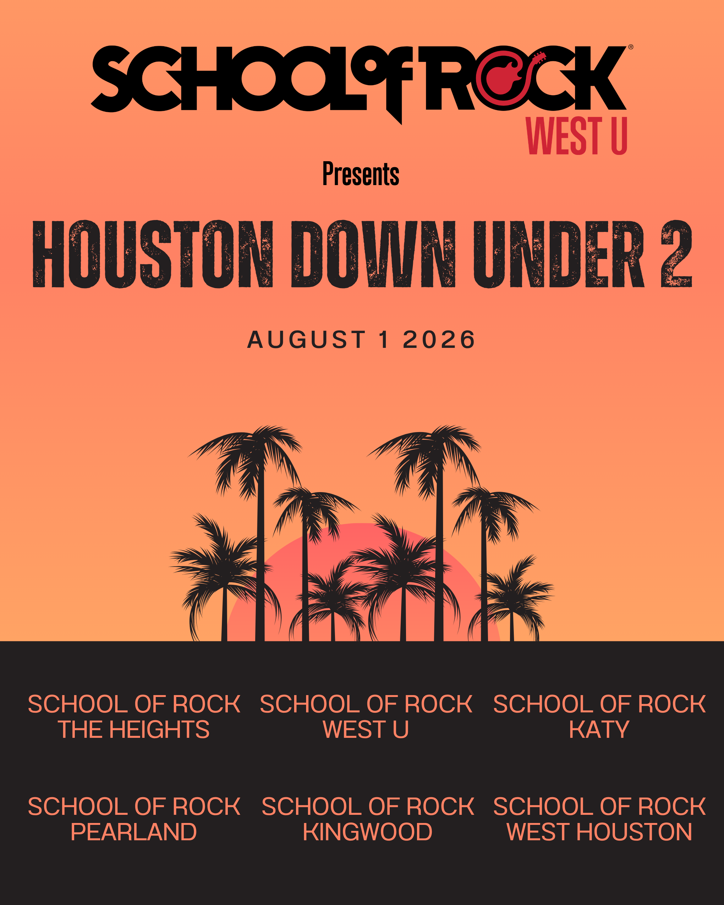 School of Rock West U Presents: Houston Down Under 2