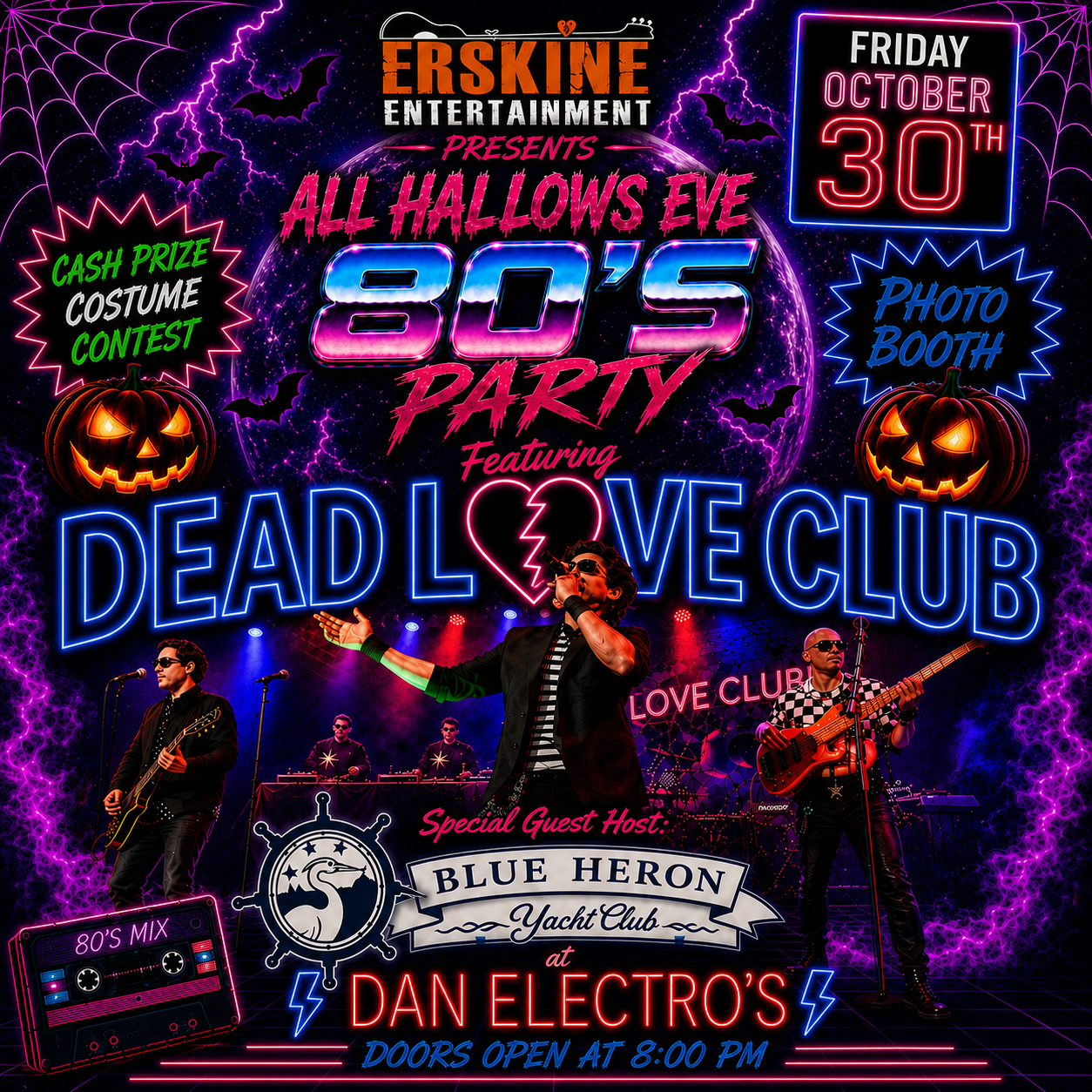 Erskine Entertainment Presents: All Hallows Eve 80’s Party Bssh &amp; Costume Contest