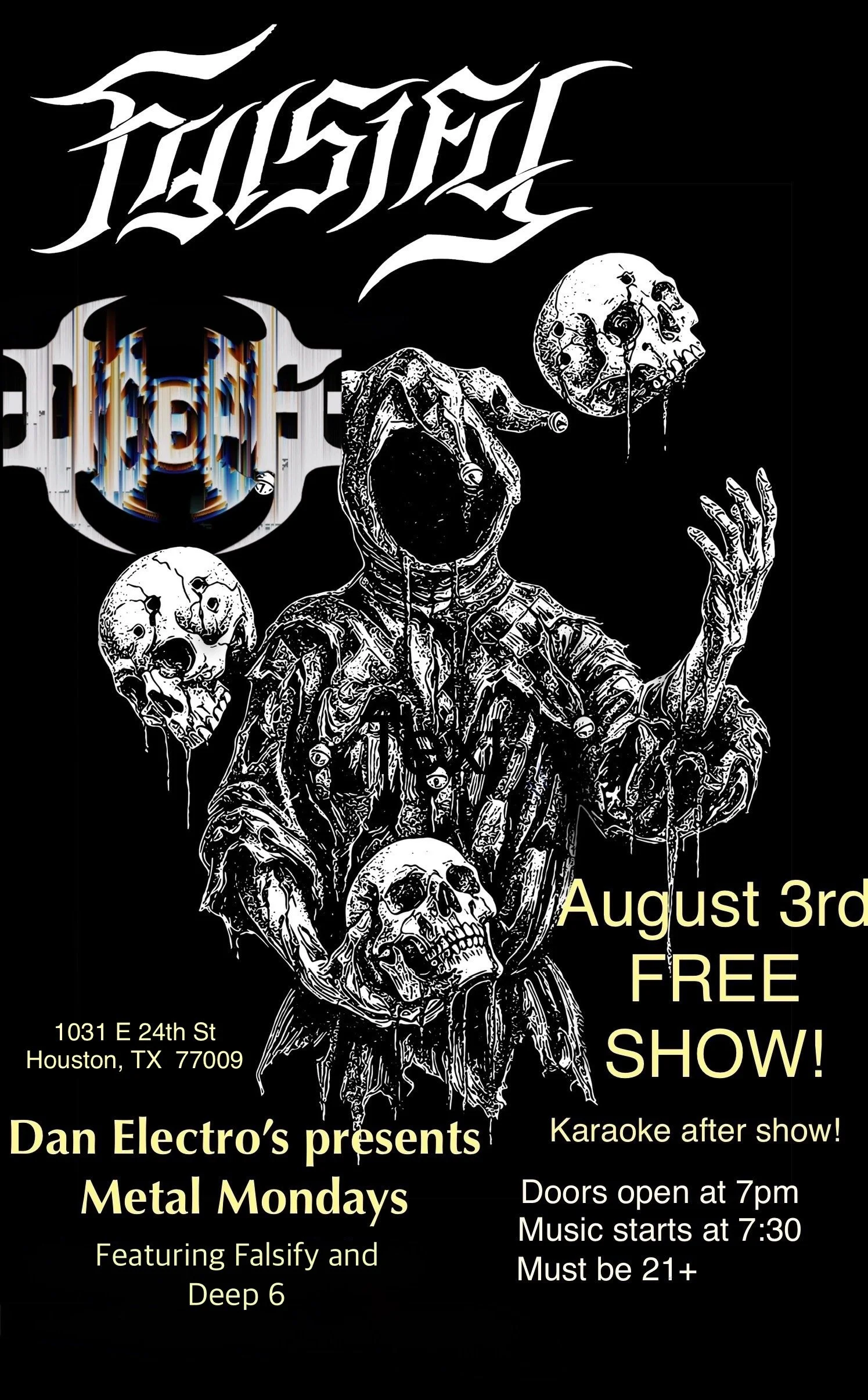 Metal Monday w FALSIFY + DEEP 6