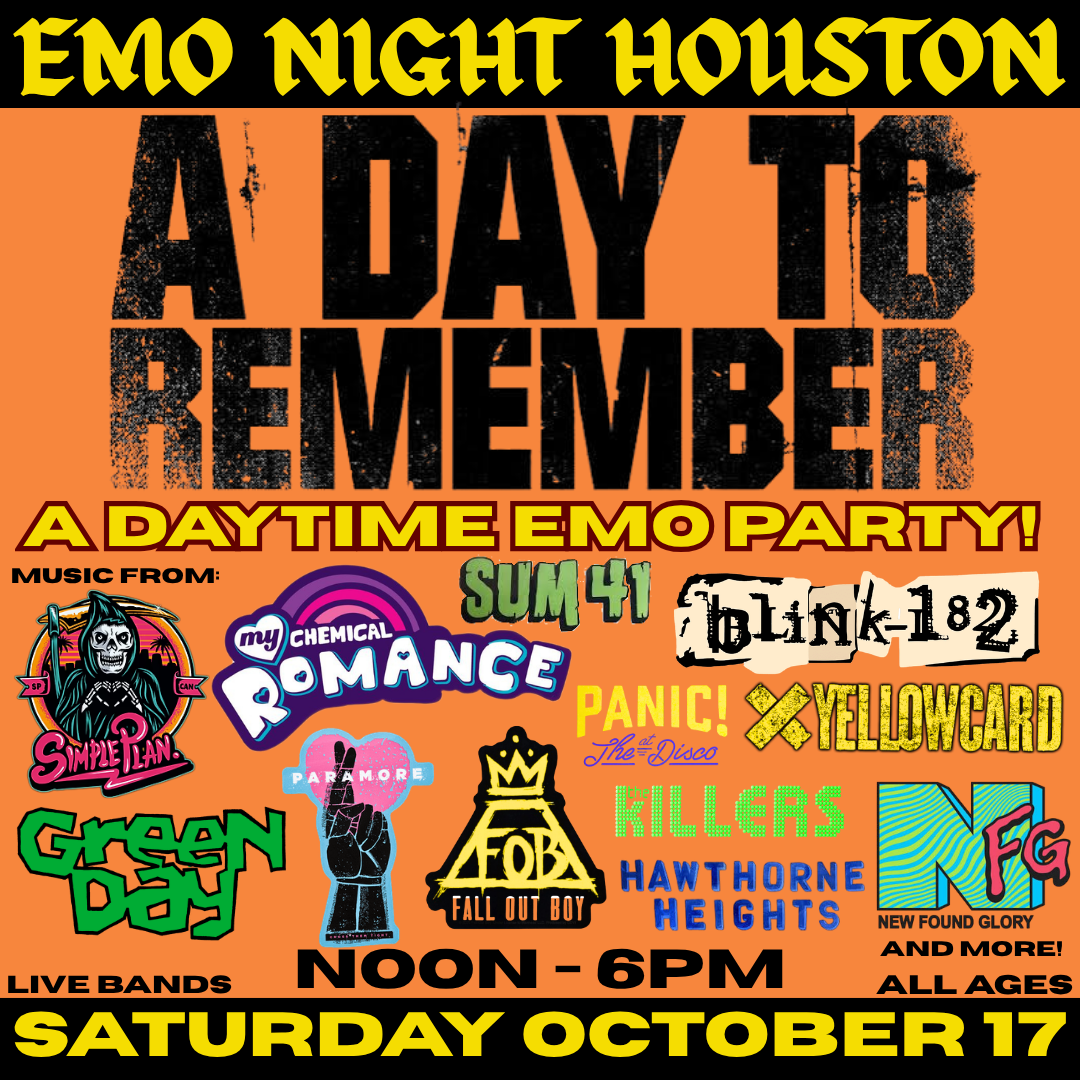 EMO NIGHT HOUSTON: A DAY TO REMEMBER