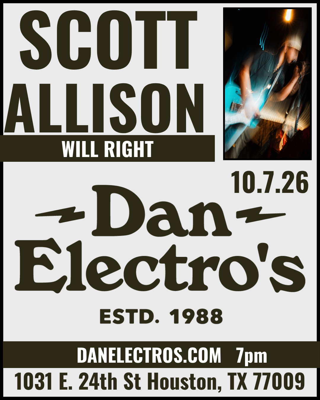 Whiskey Wednesday w/ SCOTT ALLISON + WILL WRIGHT