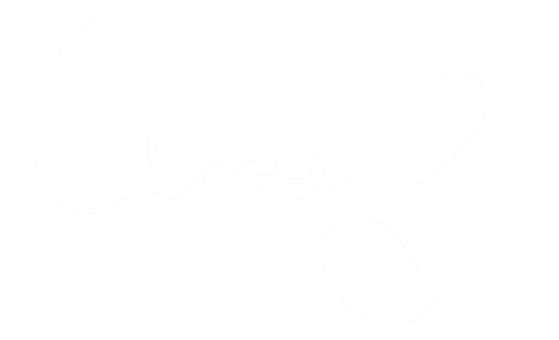 White cursive handwriting spelling out the word "Dumber" on a black background.