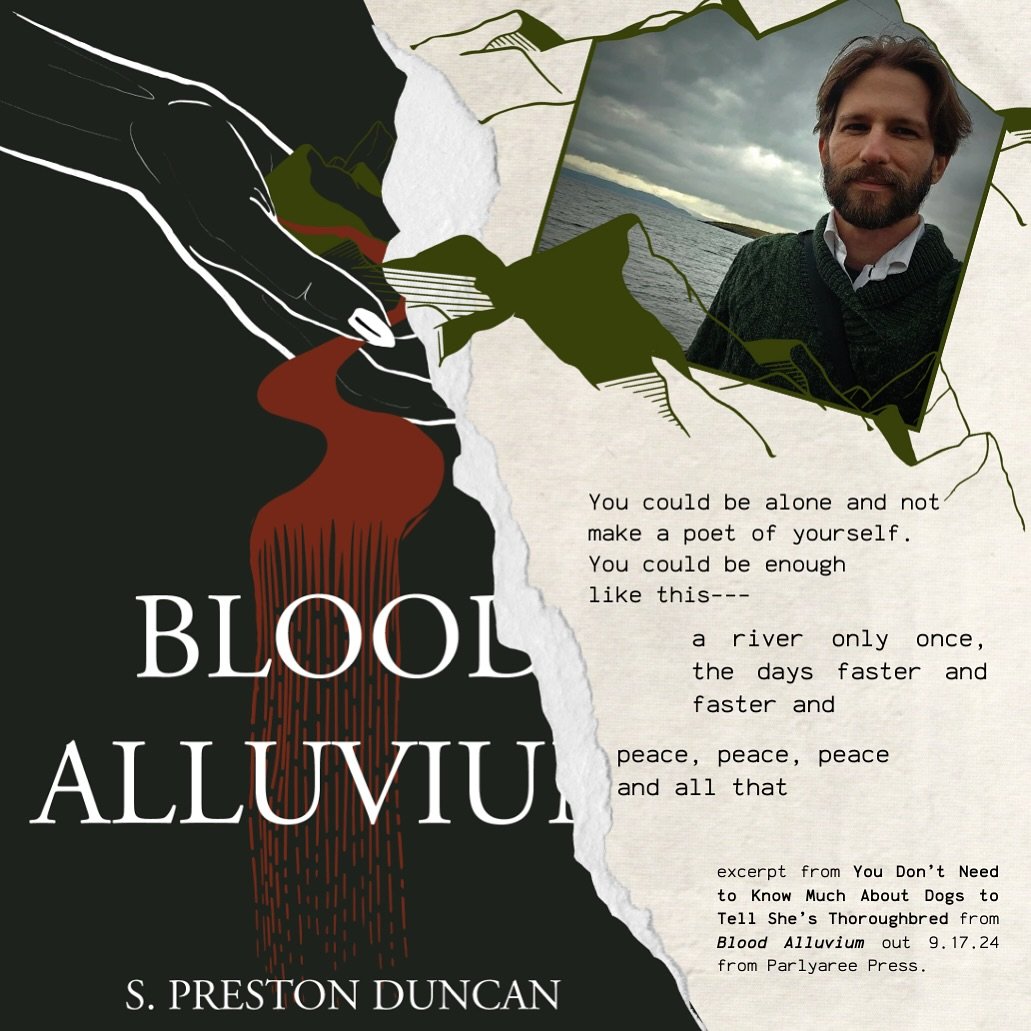 Today is the day!!!!

A very joyful #pubday to @sprestonduncan (and all who celebrate!) as his astounding collection of poetry&mdash;BLOOD ALLUVIUM&mdash;hits shelves everywhere!

Join the author tonight in Richmond at @shelflifebooksrva for an eveni