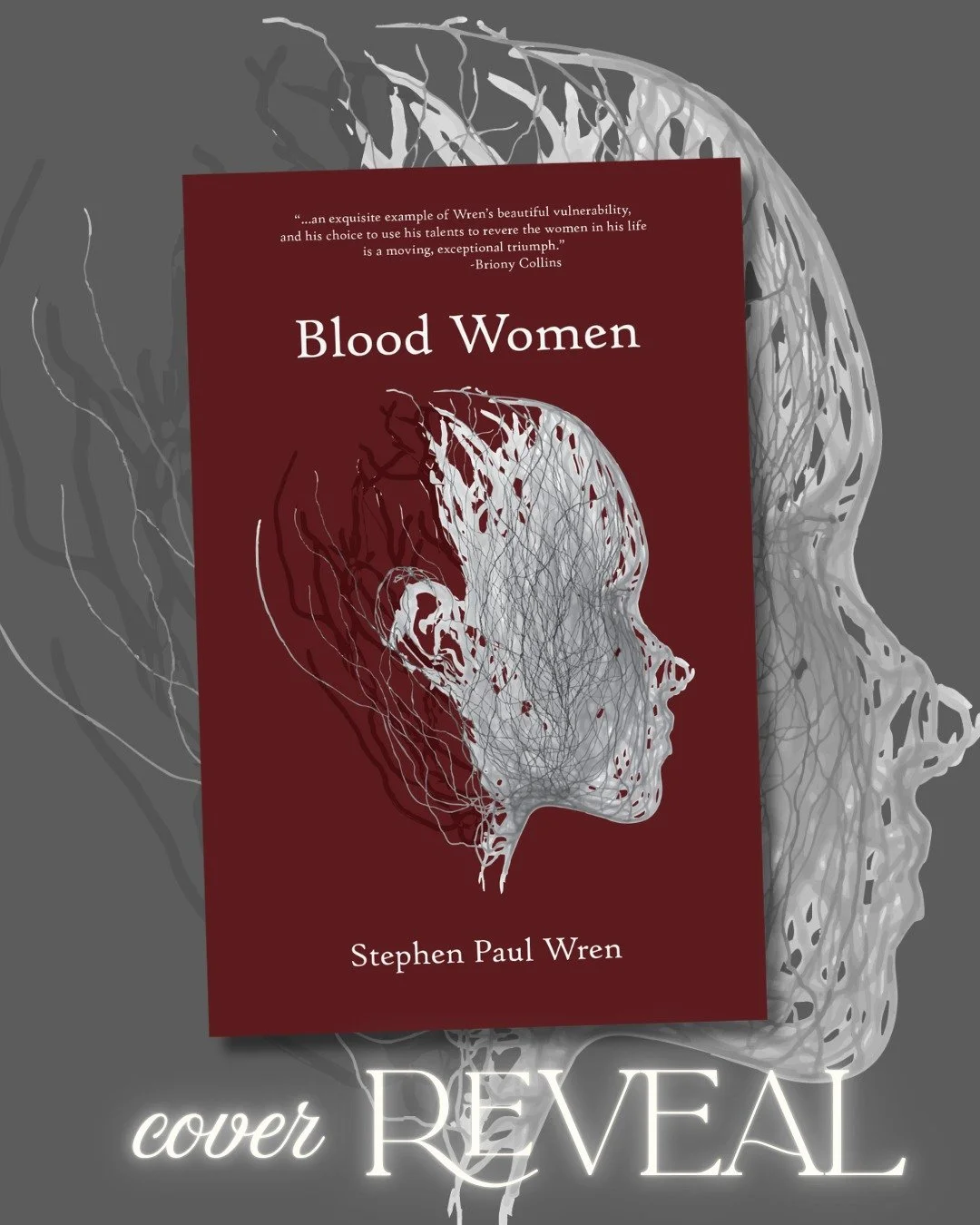 Our blood is pumping to reveal the cover of Stephen Paul Wren | @luke12poetry 's amazing new collection, BLOOD WOMEN!

Release date and preorder info coming soon!

#SmallPress #IndiePress #Poetry #PoetryCollection #Pamphlet #UKPoetry #FamilyPoetry #S