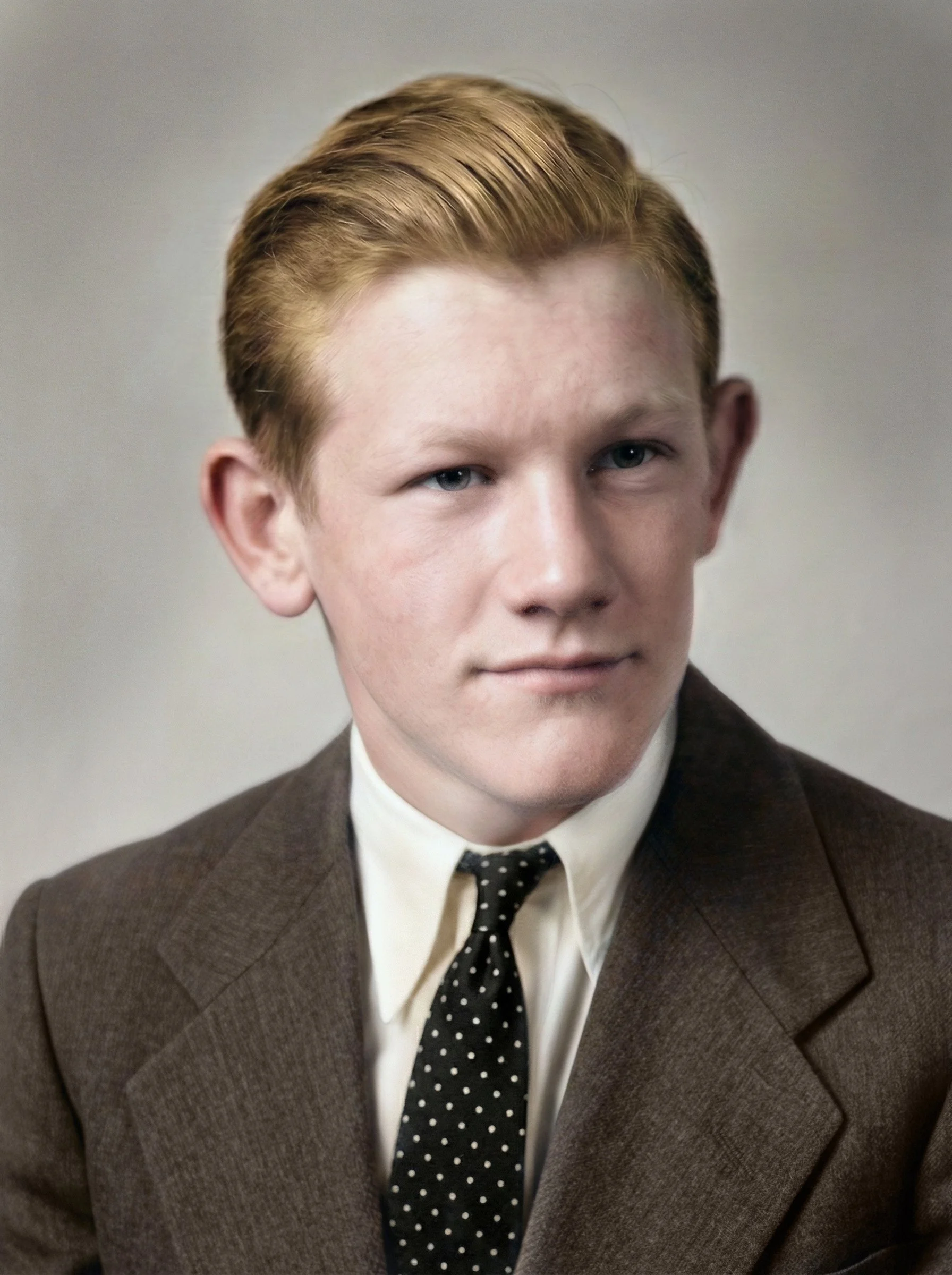 Bruce's Roselle Park High School senior portrait.