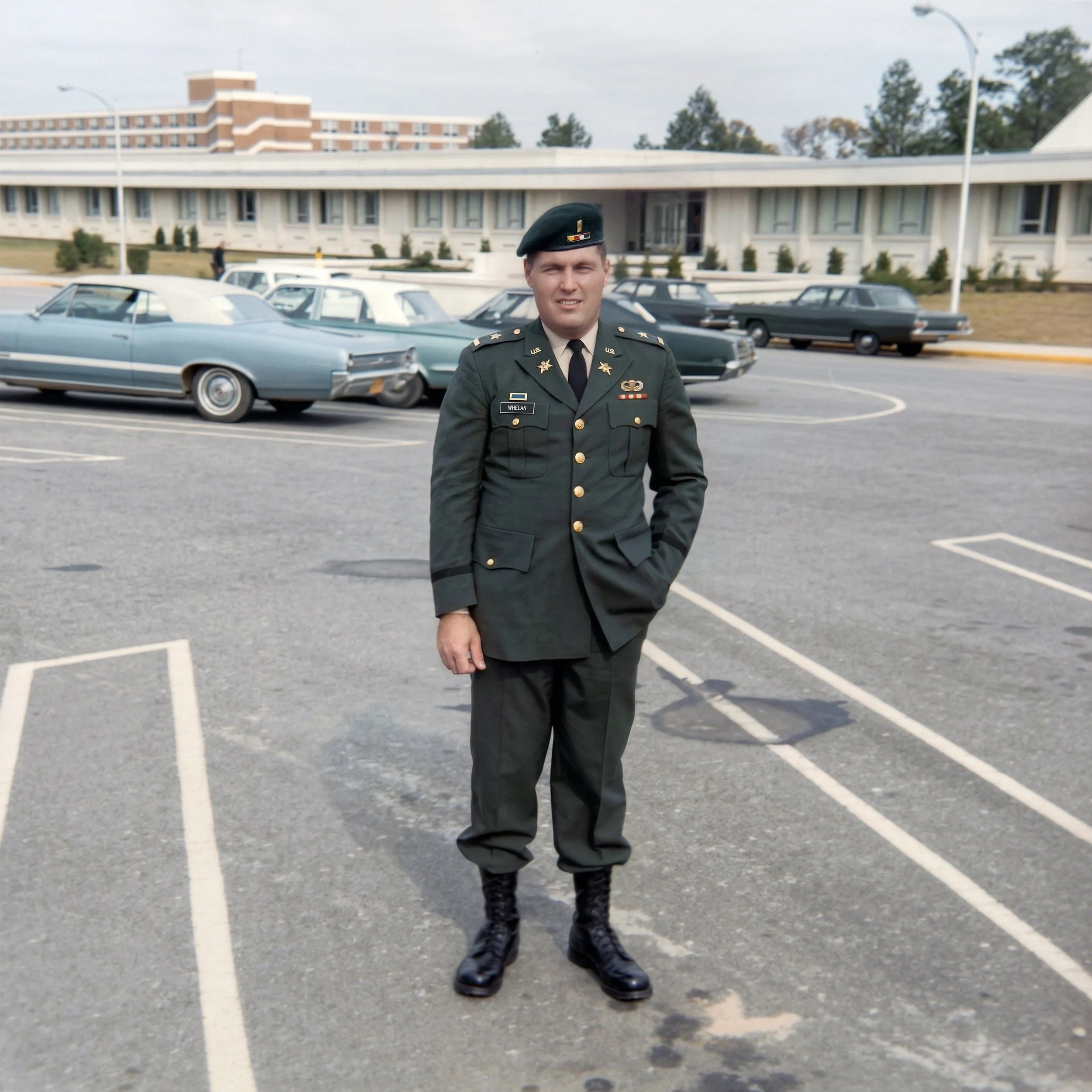 Most of Joe’s Special Forces training took place at Fort Bragg. He went through a lot in order to be able to don that special headgear.