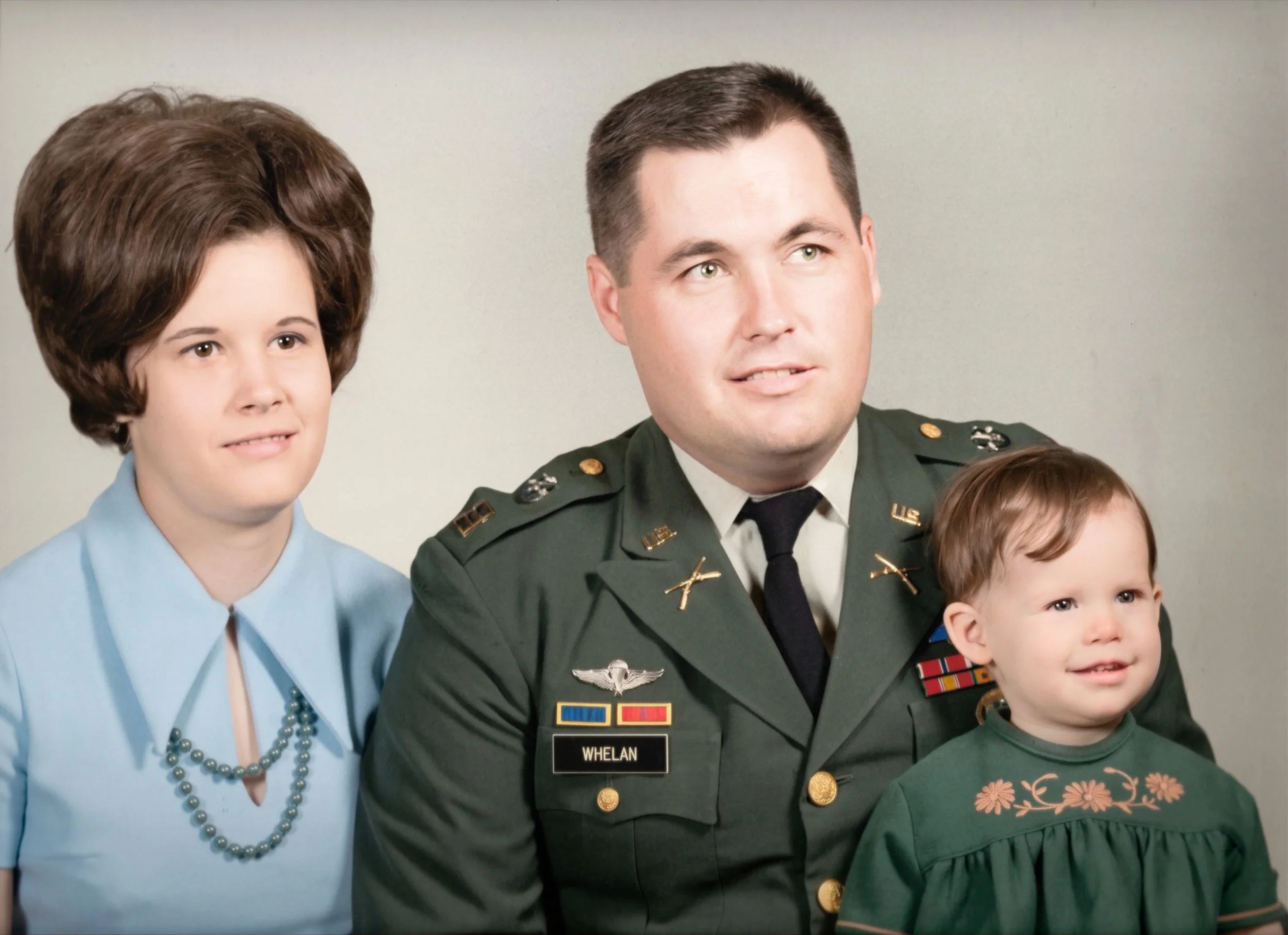 Joe, Dorothy and Charlotte in a beautiful family portrait.