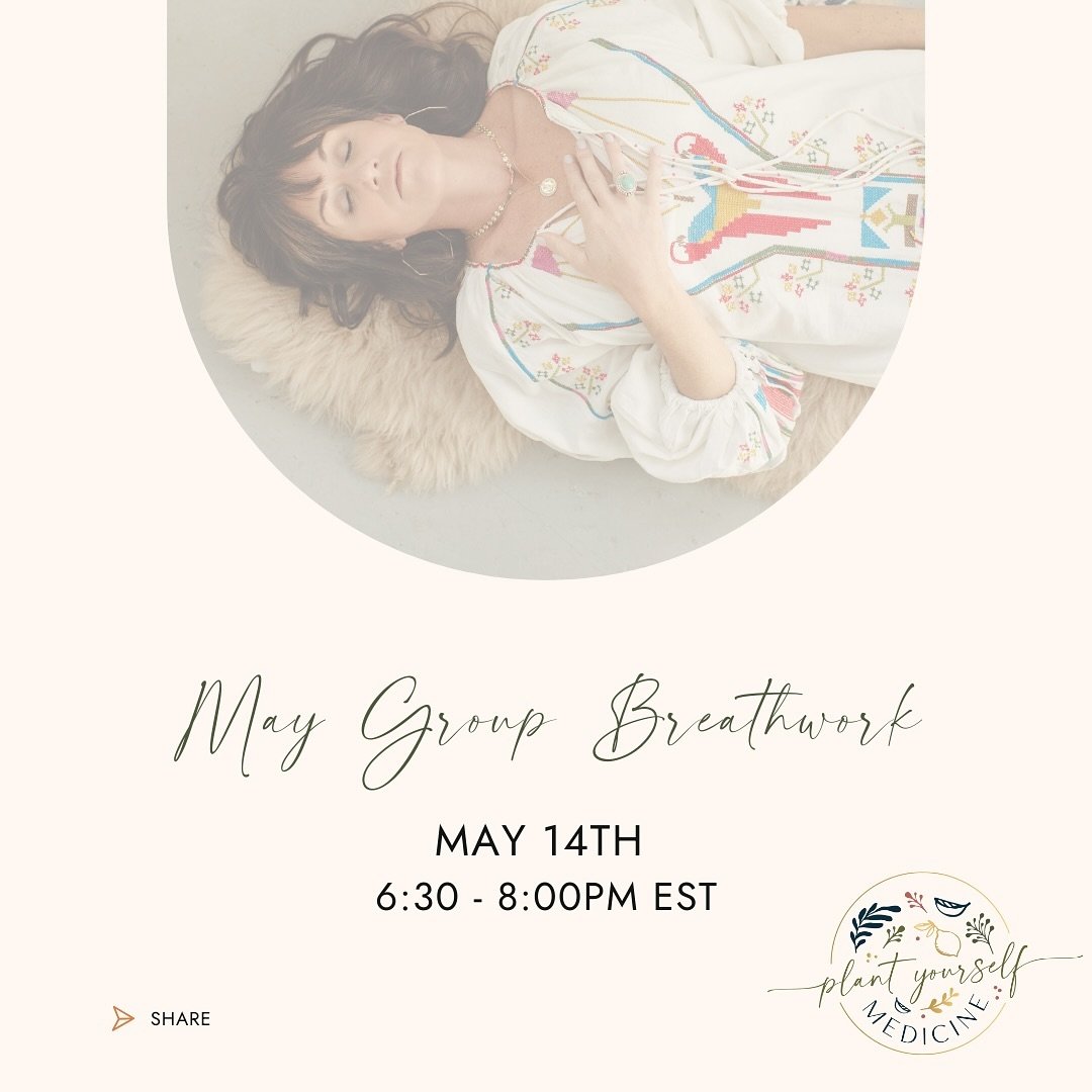 In the spirit of growth and personal cultivation, I am thrilled to invite you to this month&rsquo;s&nbsp; in-person group breathwork healing journey. 

This session is designed to align with the revitalizing energy of May, helping you to nurture your