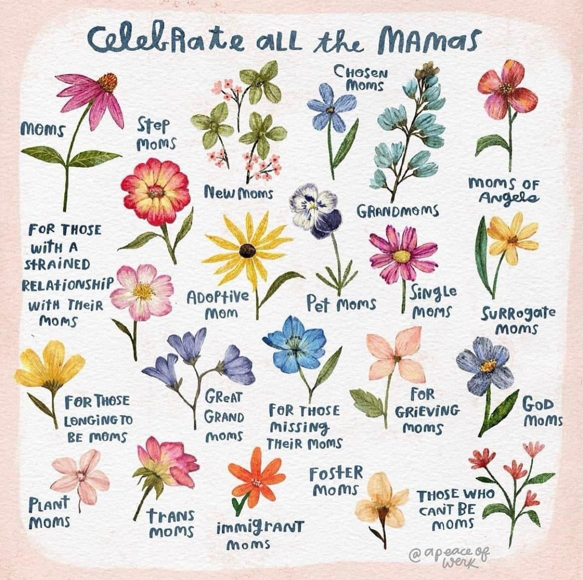 Happy Mother&rsquo;s Day to all the incredible moms out there! 💐 From the chaos coordinators of lively little ones, to the wise guides of grown children, and every mom in between.  And for those whose moms are no longer with us physically, we honor 
