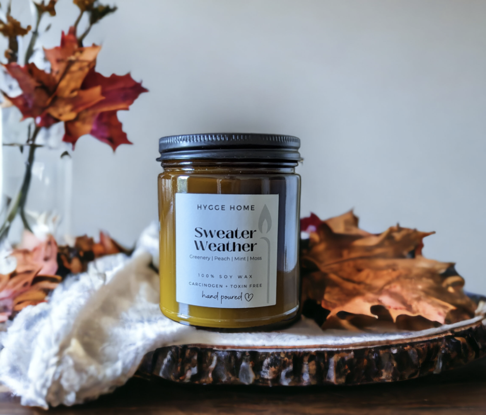 Sweater Weather Scented Soy Candle by Hygge Home