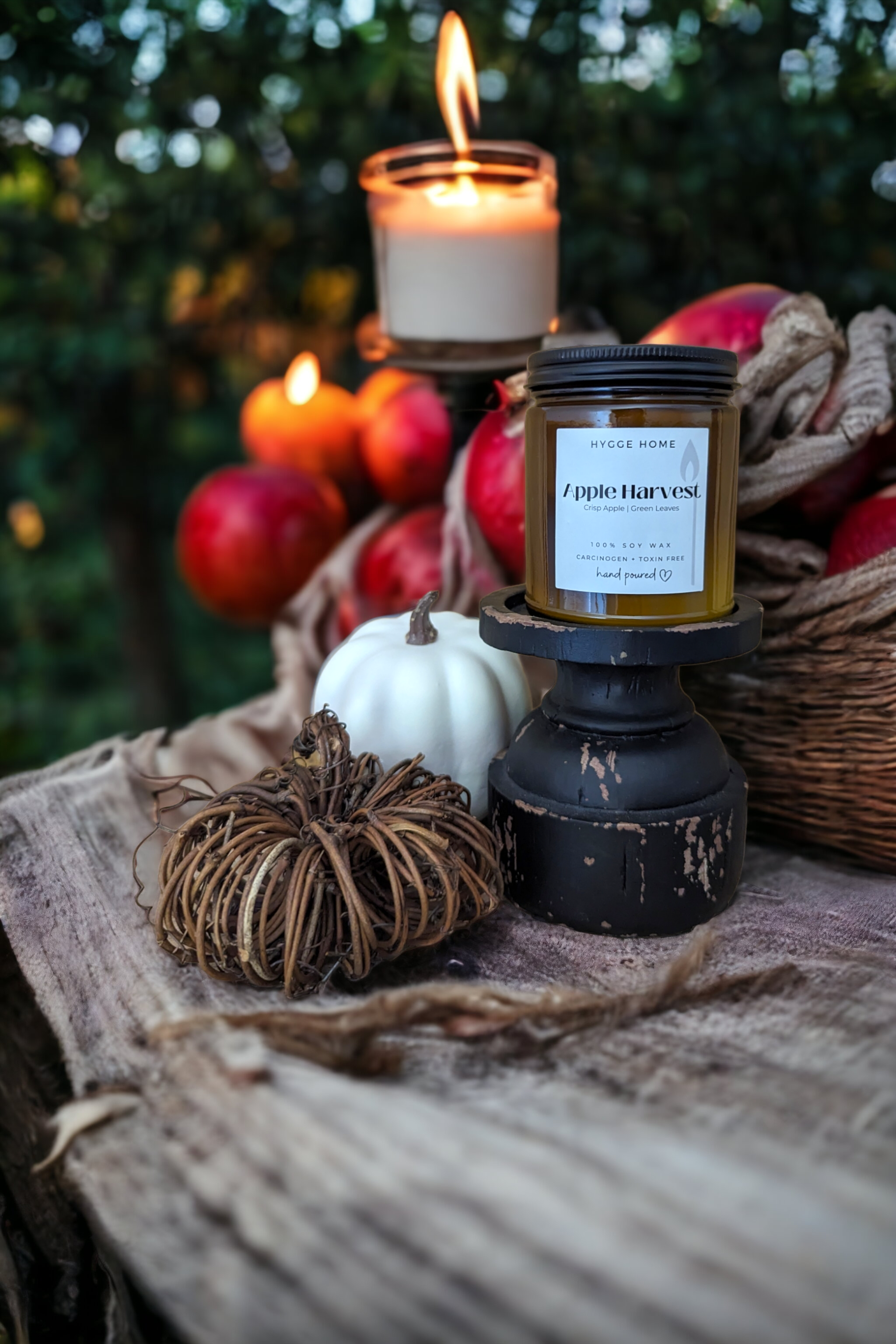 Apple Harvest Soy scented candle by Hygge Hoome