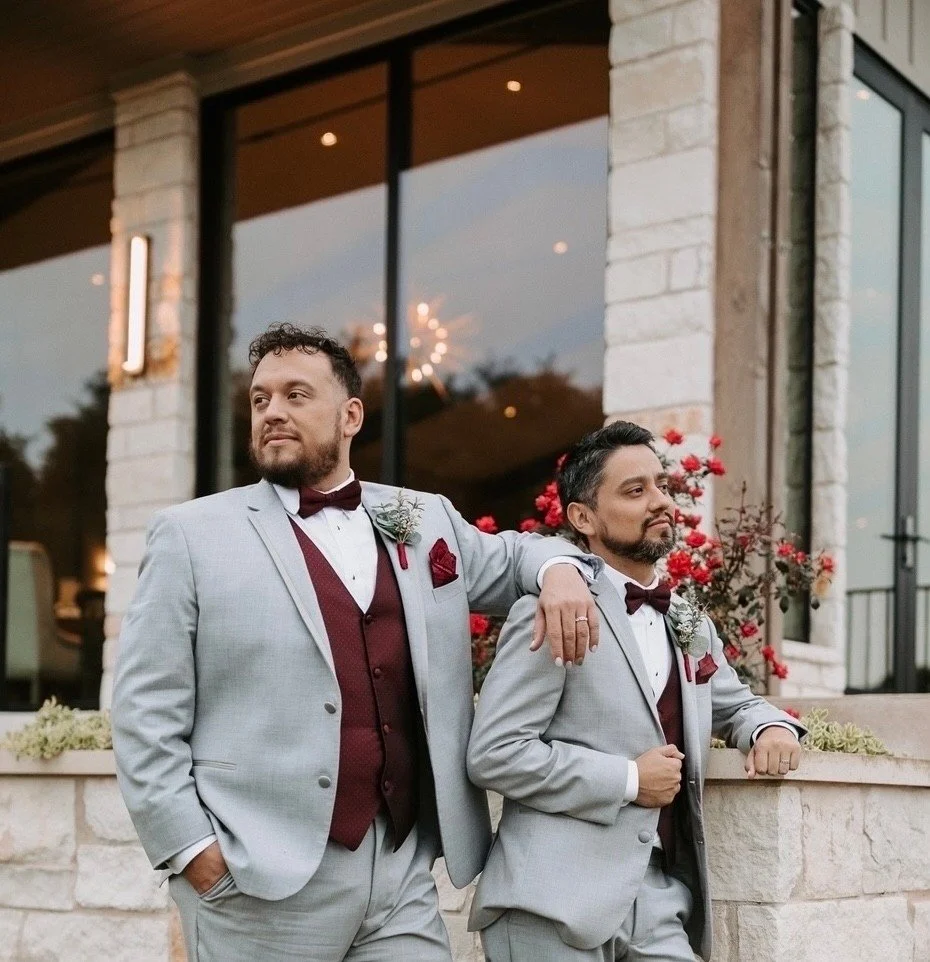 Dapper doesn&rsquo;t even begin to cover it 🤵&zwj;♂️

Makeup by LUX artist - @slaybysaramua
Venue - @stonehousevilla
Planner - Samantha with @stonehousevilla
Photographer -  @iamrachelcantu
Catering - @royalfigcatering
DJ - @atxjaaron
Transportation