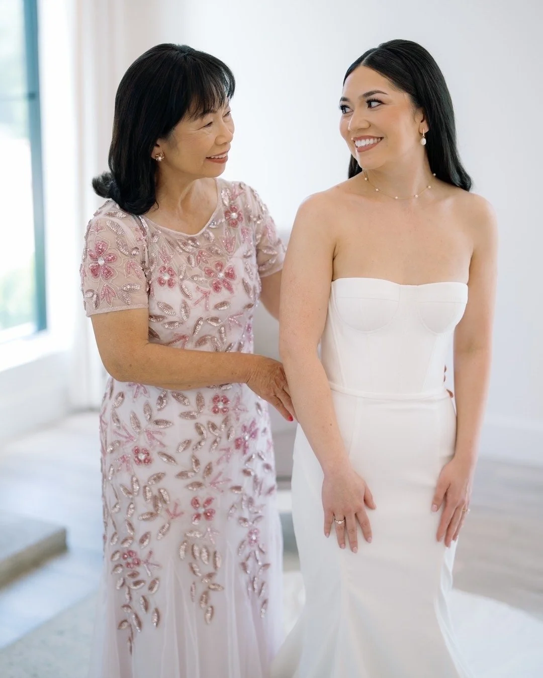 A bride and her mom&mdash;special and unforgettable 🤍

Hair by LUX artist - @canvasv 
Makeup by LUX artist - @themuamelissamae
Venue - @eventsatthearlo
Photographer - @anastasiastratephotography
Planner -  @ininkweddings
Floral - @thefloweredblue
Vi