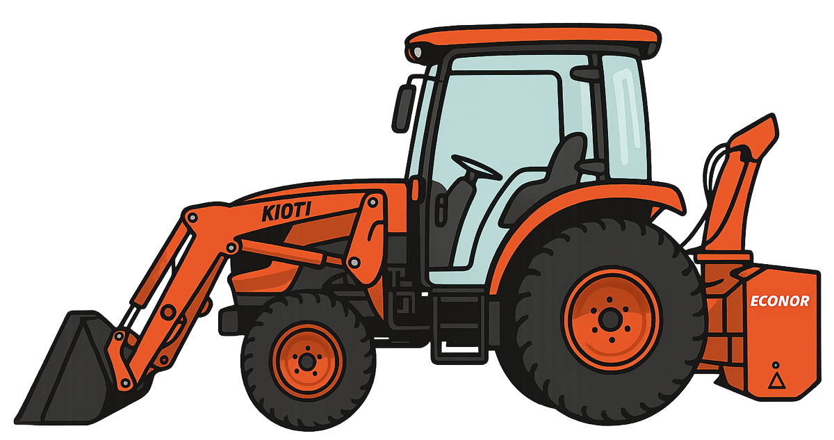 Muskoka Snow Removal Tractor Snow Blowing