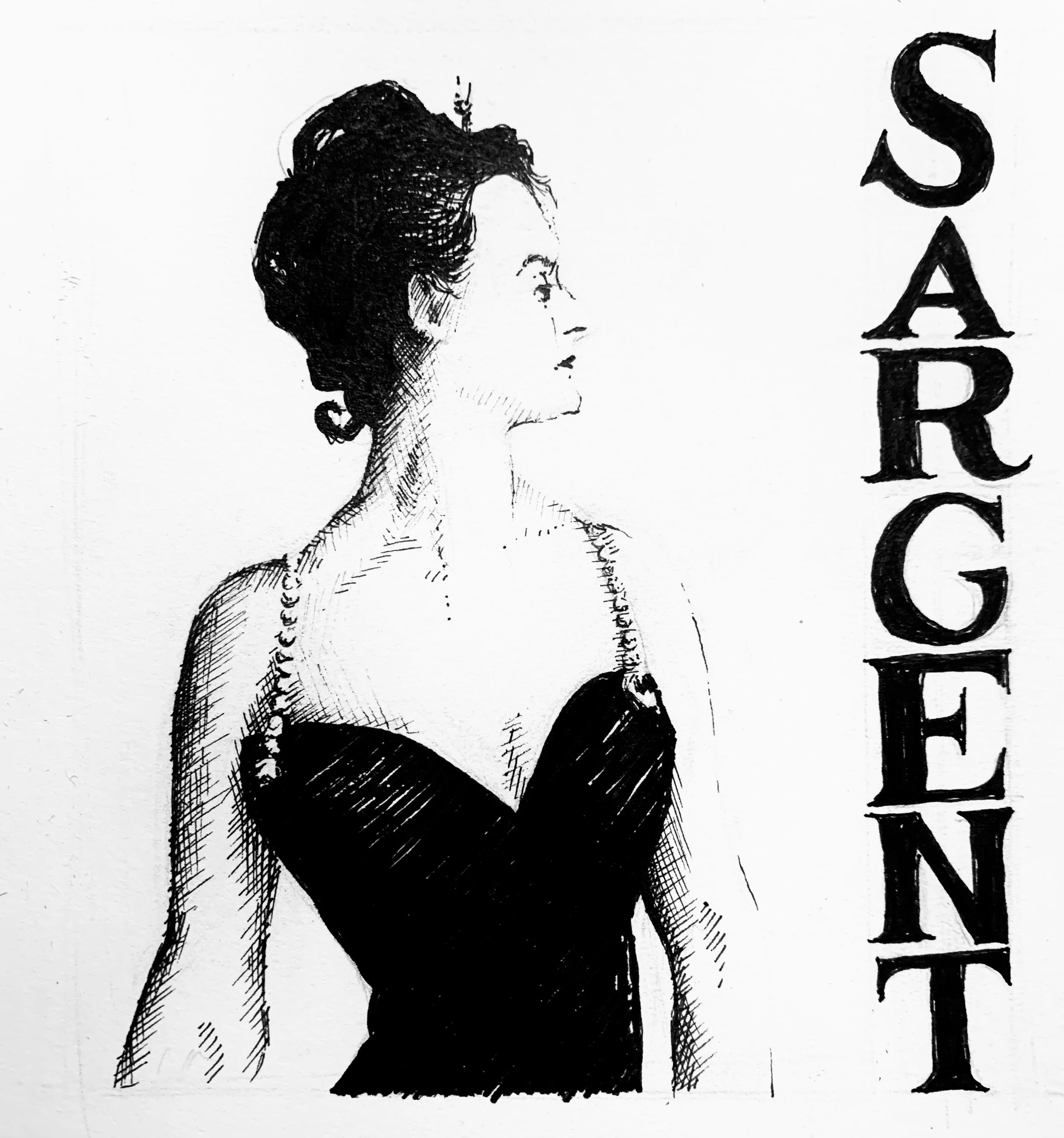 Inktober drawing by PETER GRUNDY