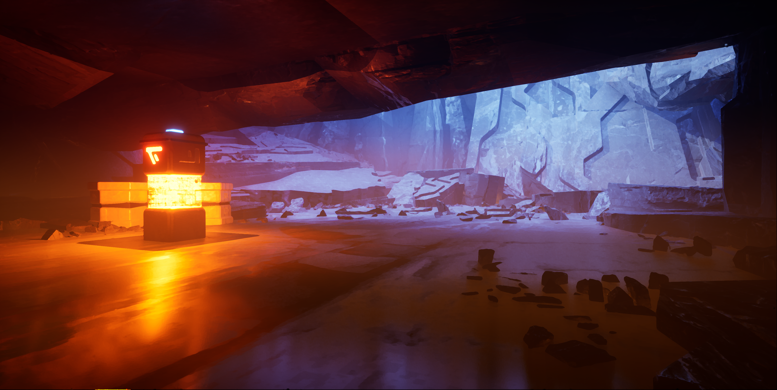 Warped, Unreal 5 level. Models, textures, lighting by PETER GRUNDY. Technical art by Sean Brown.