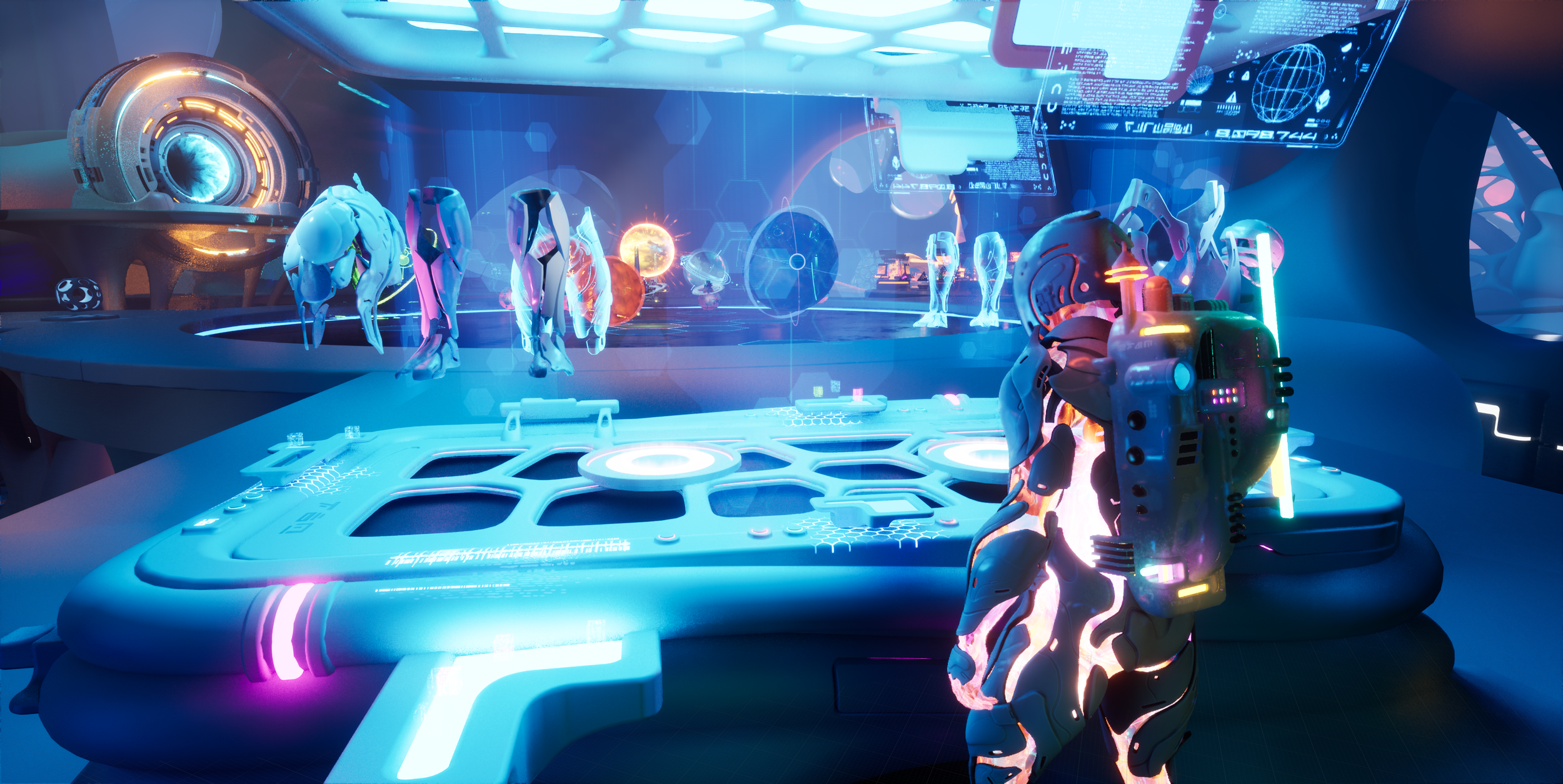 Warped, Unreal 5 level. Models, textures, lighting by PETER GRUNDY. Technical art by Sean Brown.