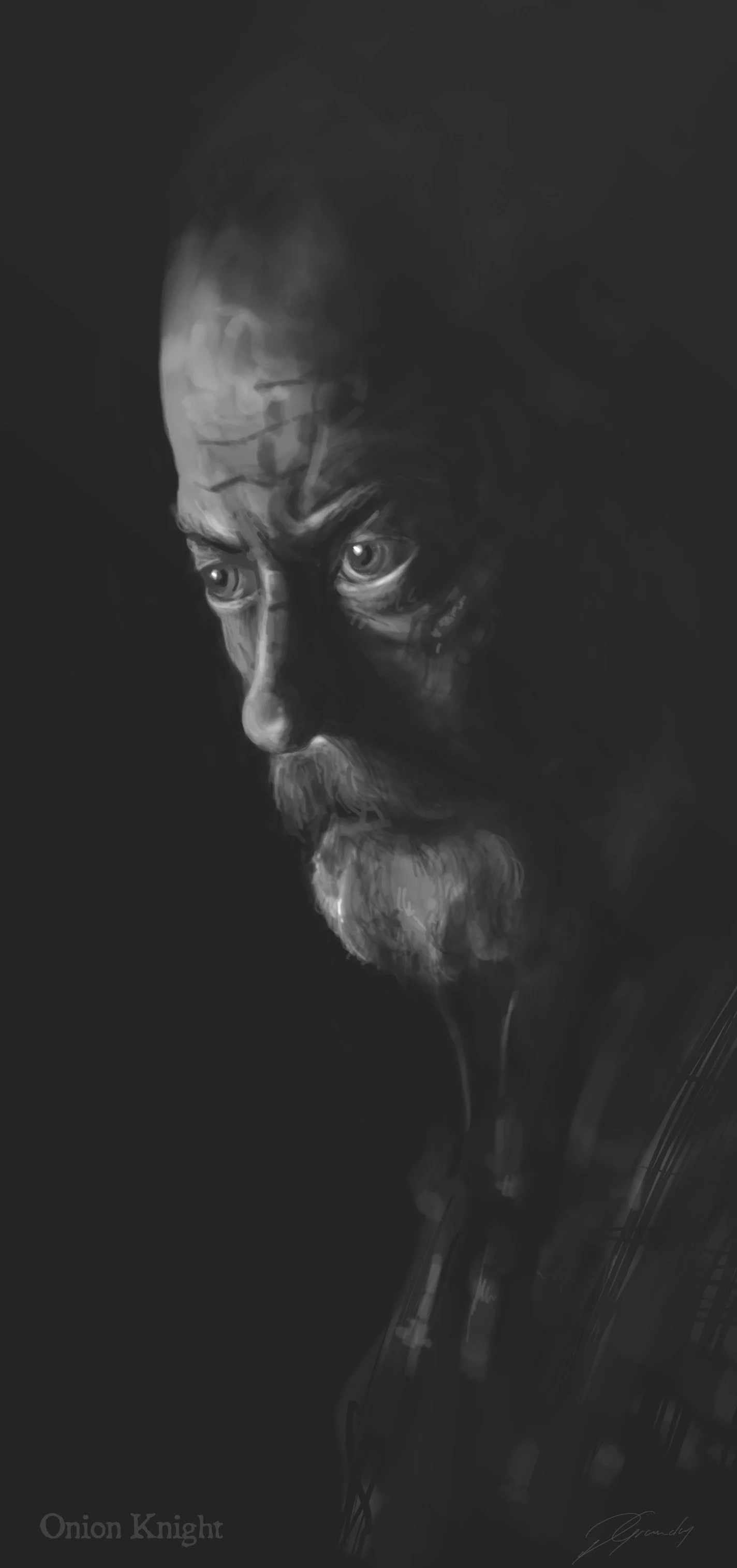 Digital painting by PETER GRUNDY