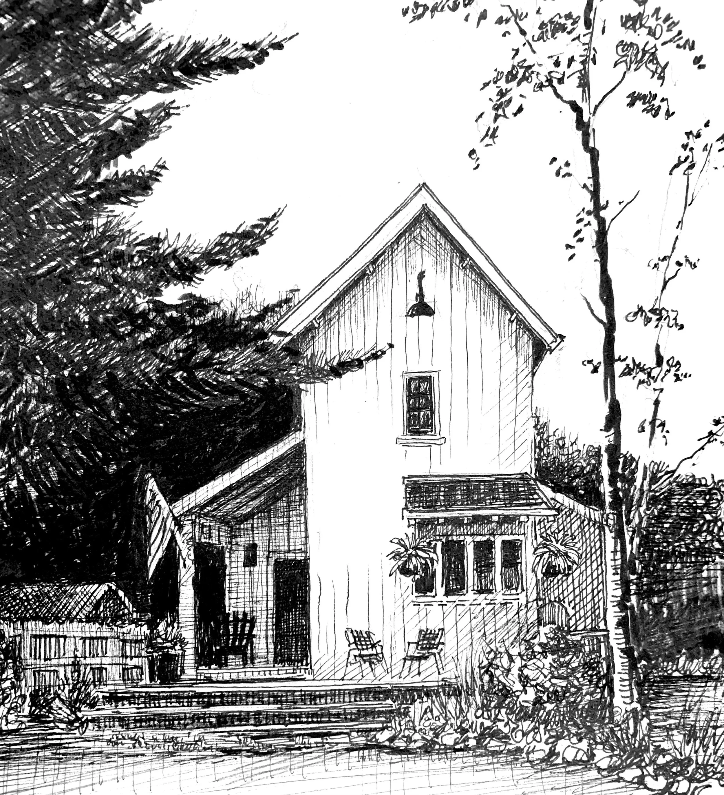 Inktober drawing by PETER GRUNDY