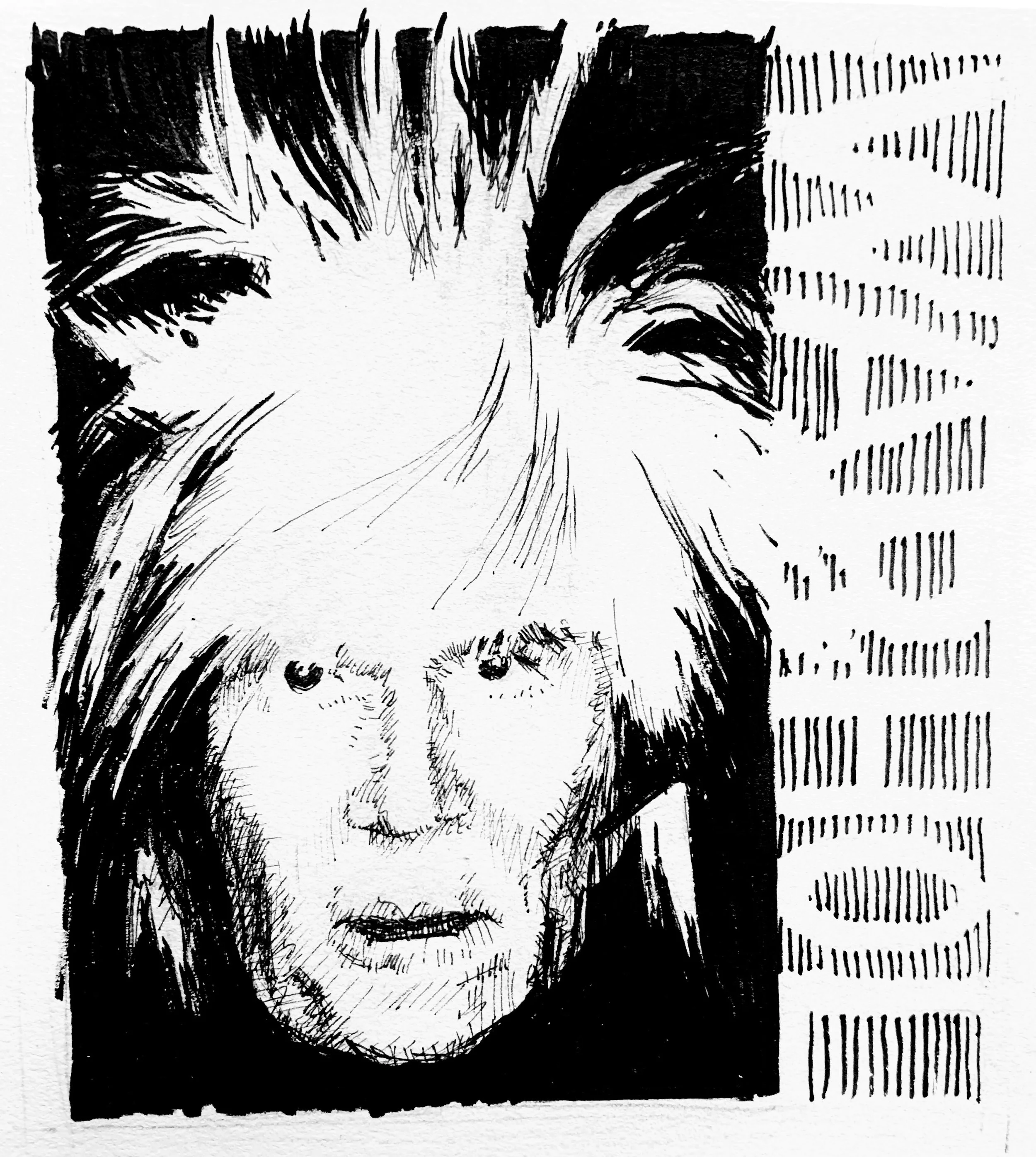Inktober drawing by PETER GRUNDY