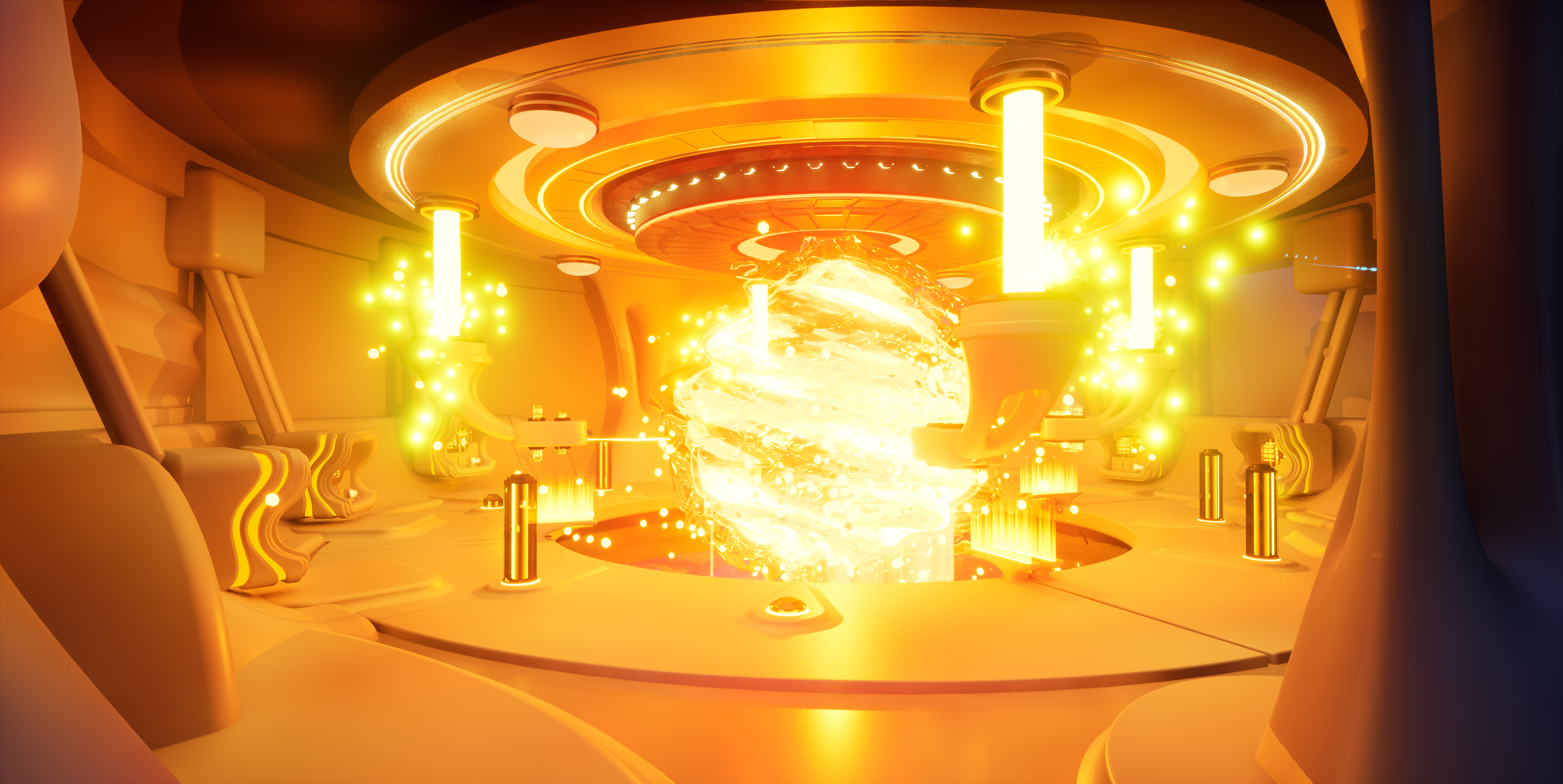 Warped, Unreal 5 level. Models, textures, lighting by PETER GRUNDY. Technical art by Sean Brown.